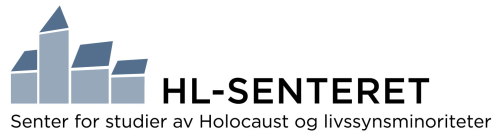Logo for Senter for studier av Holocaust og livsynsminoriteter