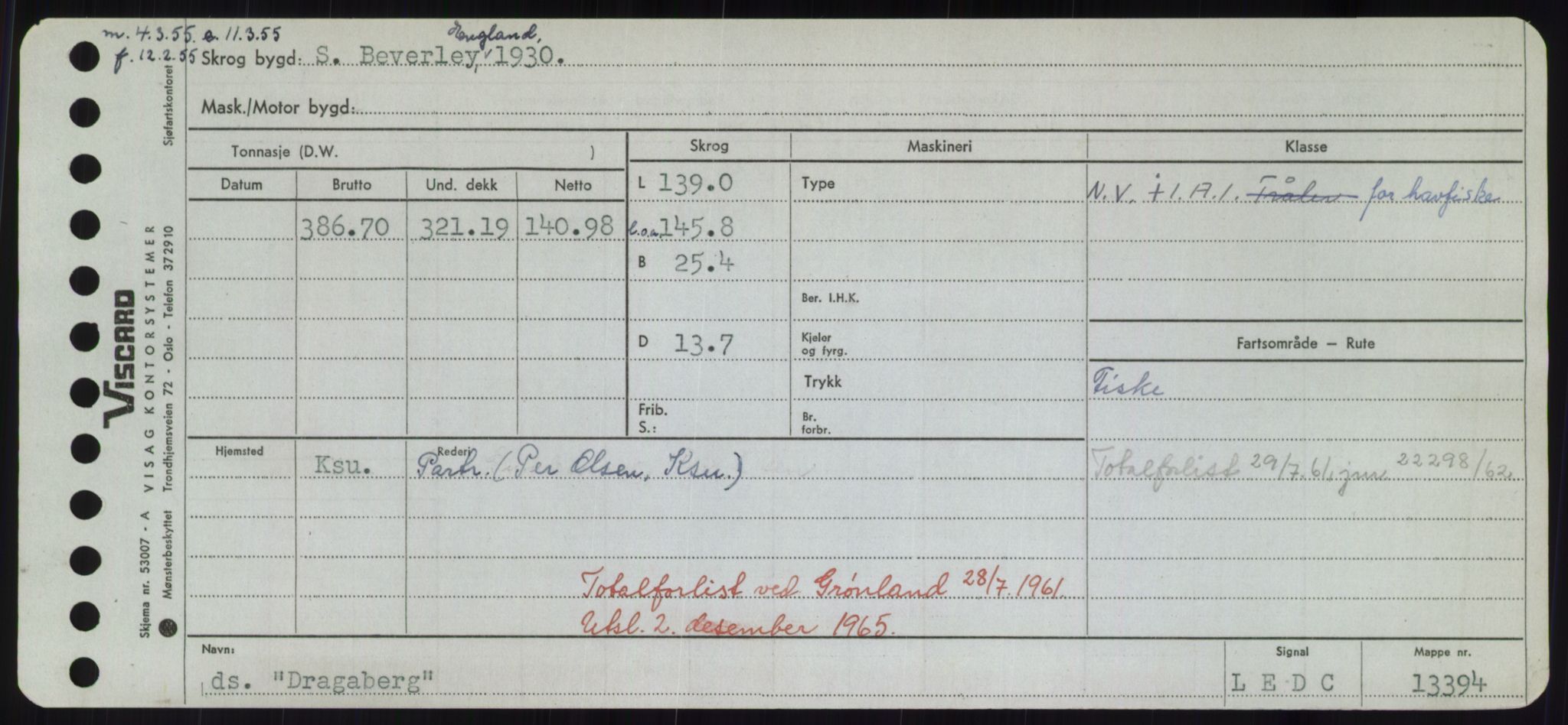 Sjøfartsdirektoratet med forløpere, Skipsmålingen, RA/S-1627/H/Hd/L0008: Fartøy, C-D, p. 615