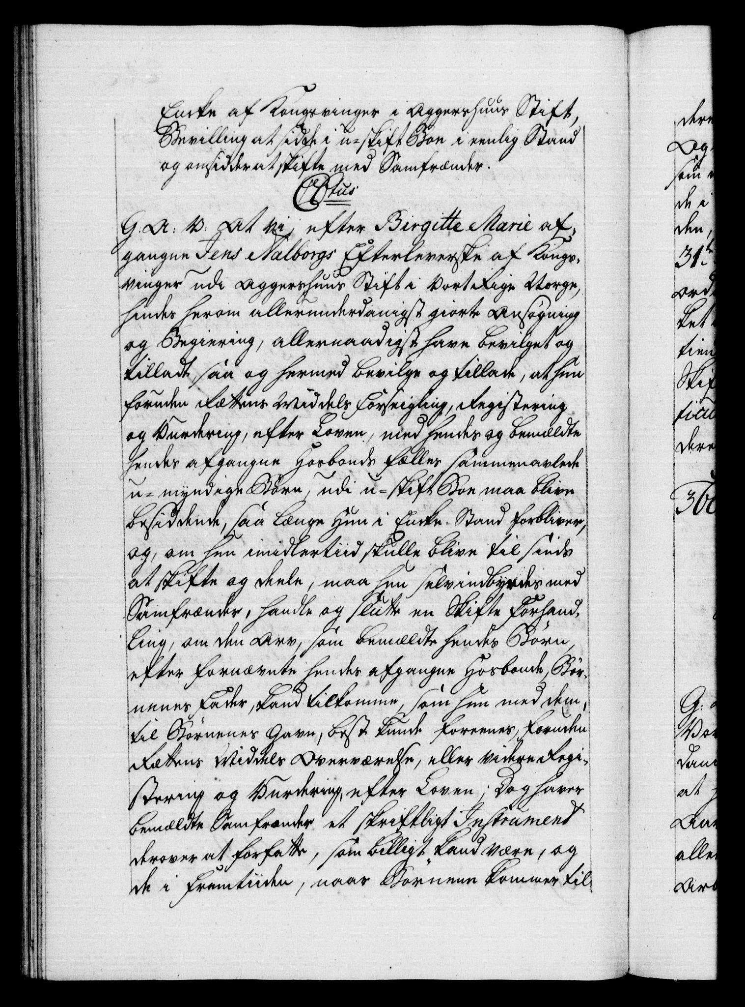 Danske Kanselli 1572-1799, AV/RA-EA-3023/F/Fc/Fca/Fcaa/L0031: Norske registre, 1739-1740, p. 242b