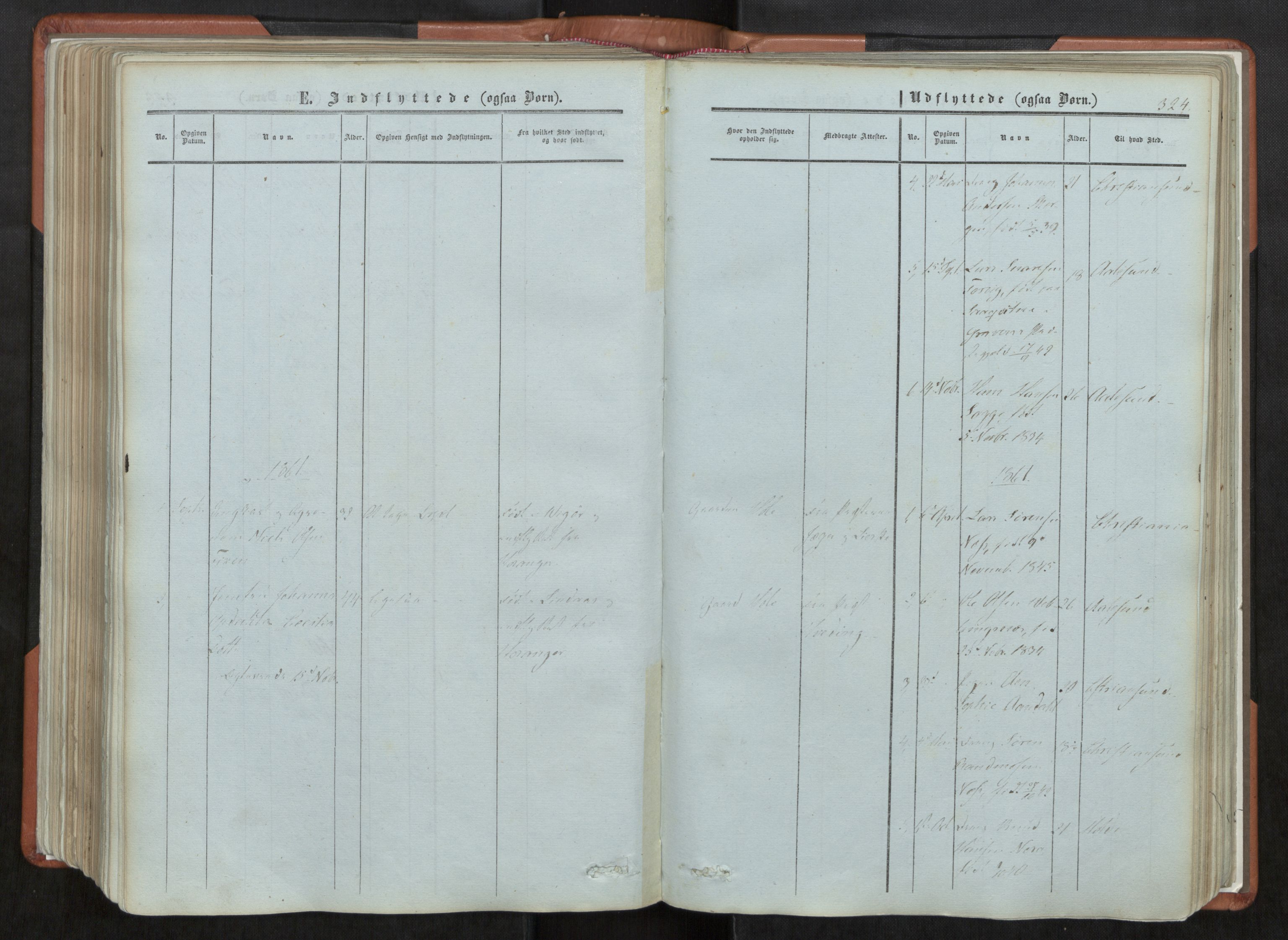 Ministerialprotokoller, klokkerbøker og fødselsregistre - Møre og Romsdal, AV/SAT-A-1454/544/L0572: Parish register (official) no. 544A05, 1854-1886, p. 324