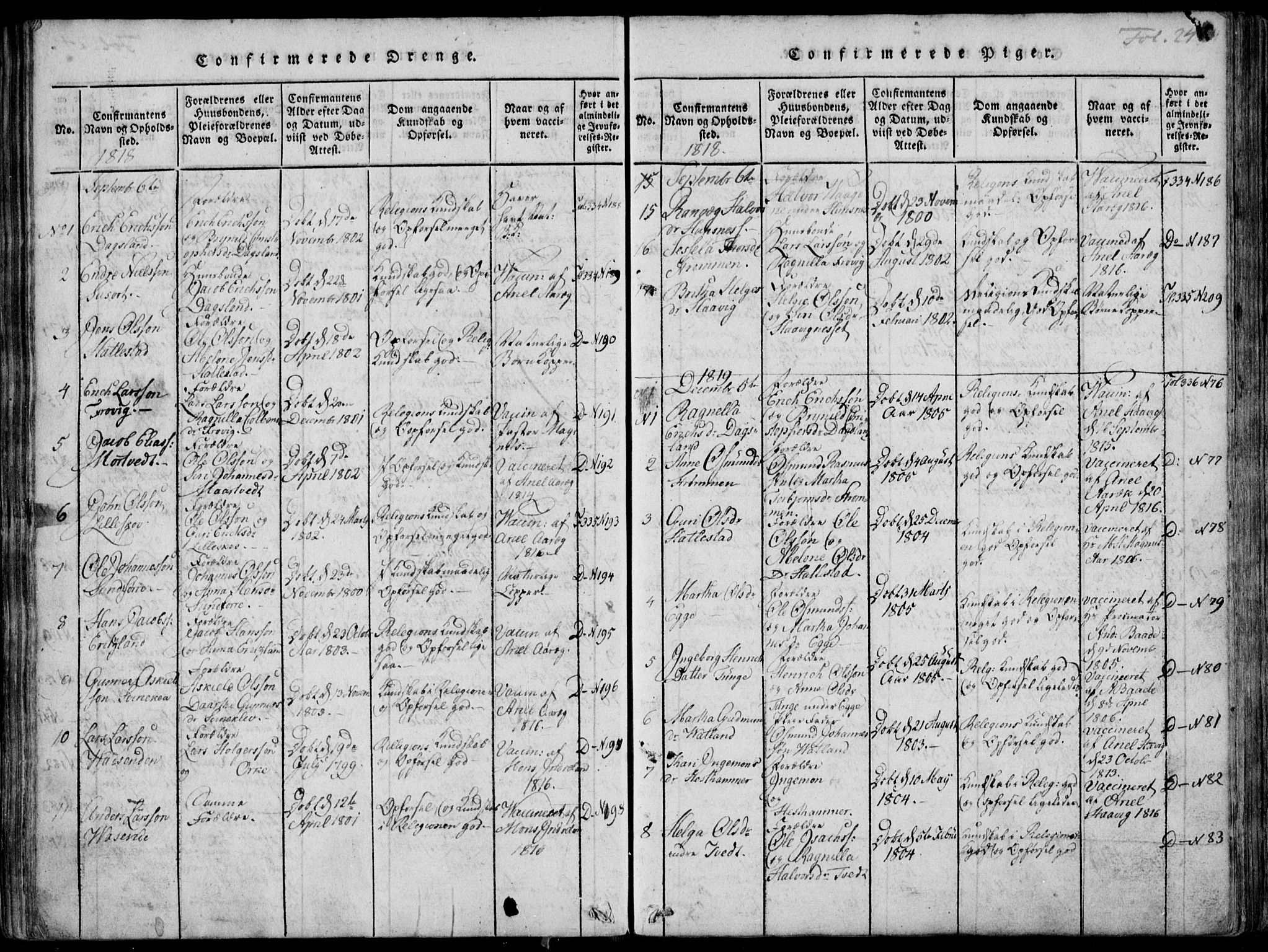 Skjold sokneprestkontor, SAST/A-101847/H/Ha/Haa/L0003: Parish register (official) no. A 3, 1815-1835, p. 242