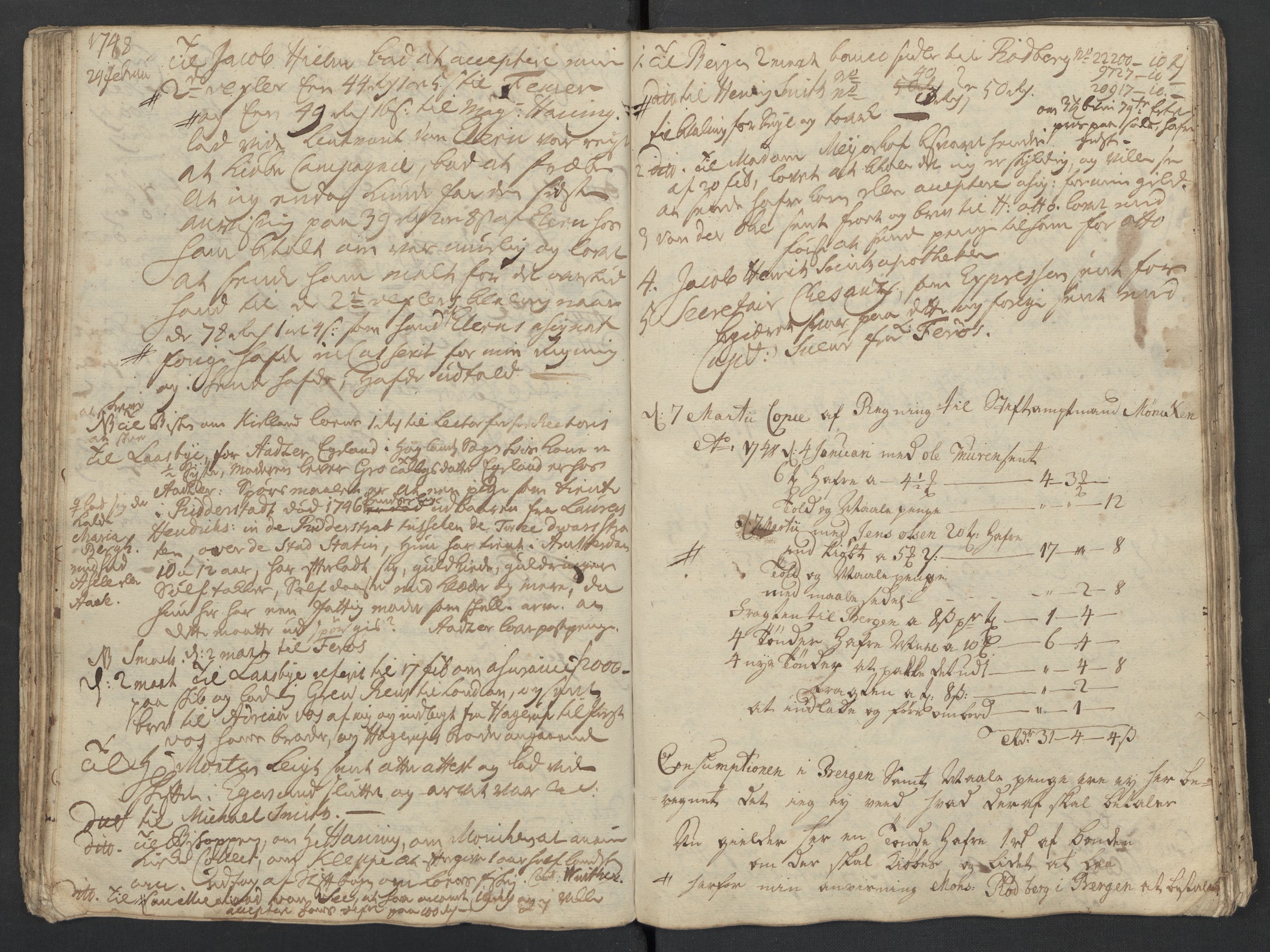 Pa 0119 - Smith, Lauritz Andersen og Lauritz Lauritzen, SAST/A-100231/O/L0001: Kopibøker m.m., 1746-1755, p. 61