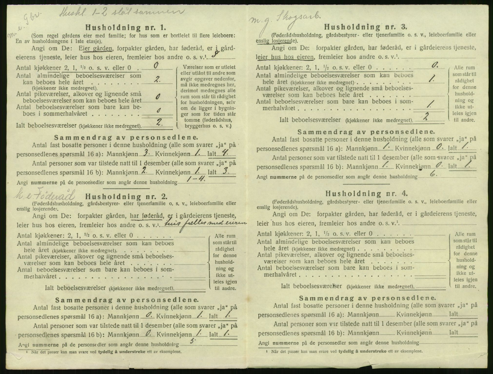 SAKO, 1920 census for Ål, 1920, p. 1395