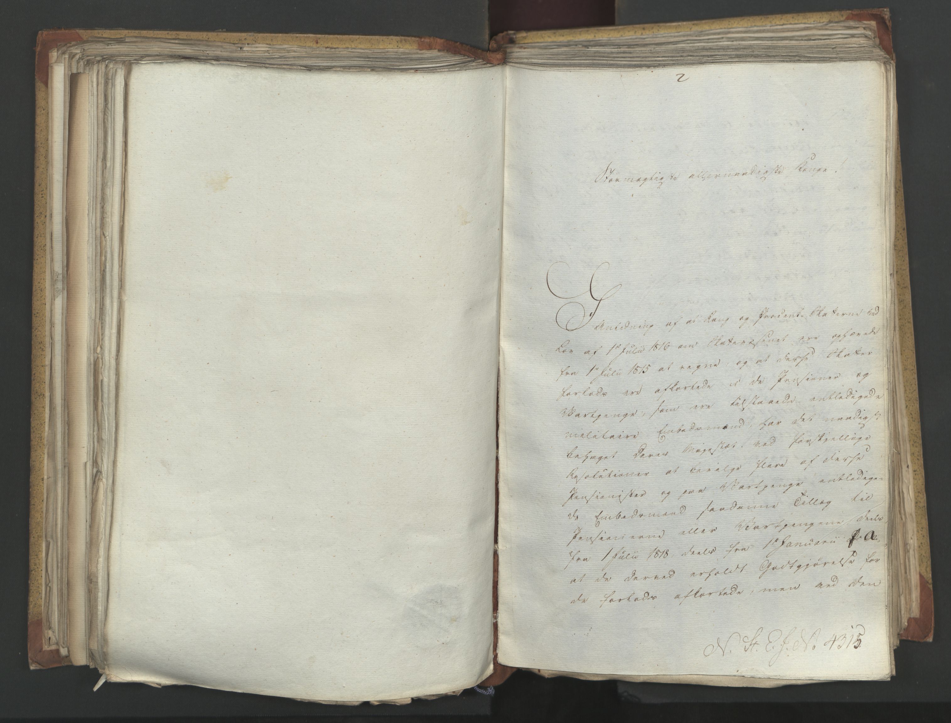 Statsrådsavdelingen i Stockholm, AV/RA-S-1003/D/Da/L0021: Regjeringsinnstillinger nr. 4233-4398, 1820, p. 267
