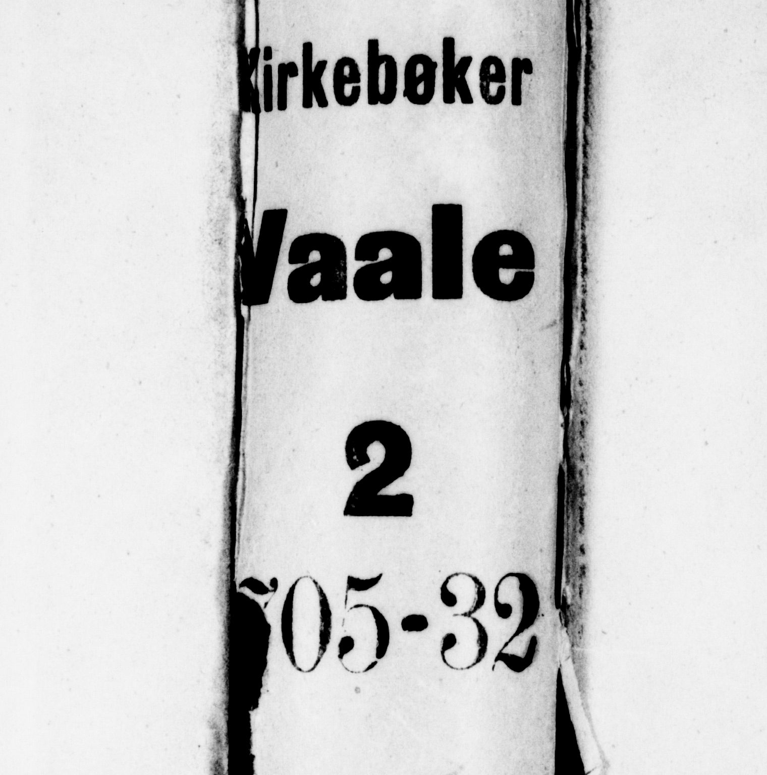 Våle kirkebøker, AV/SAKO-A-334/F/Fa/L0002: Parish register (official) no. I 2, 1705-1732