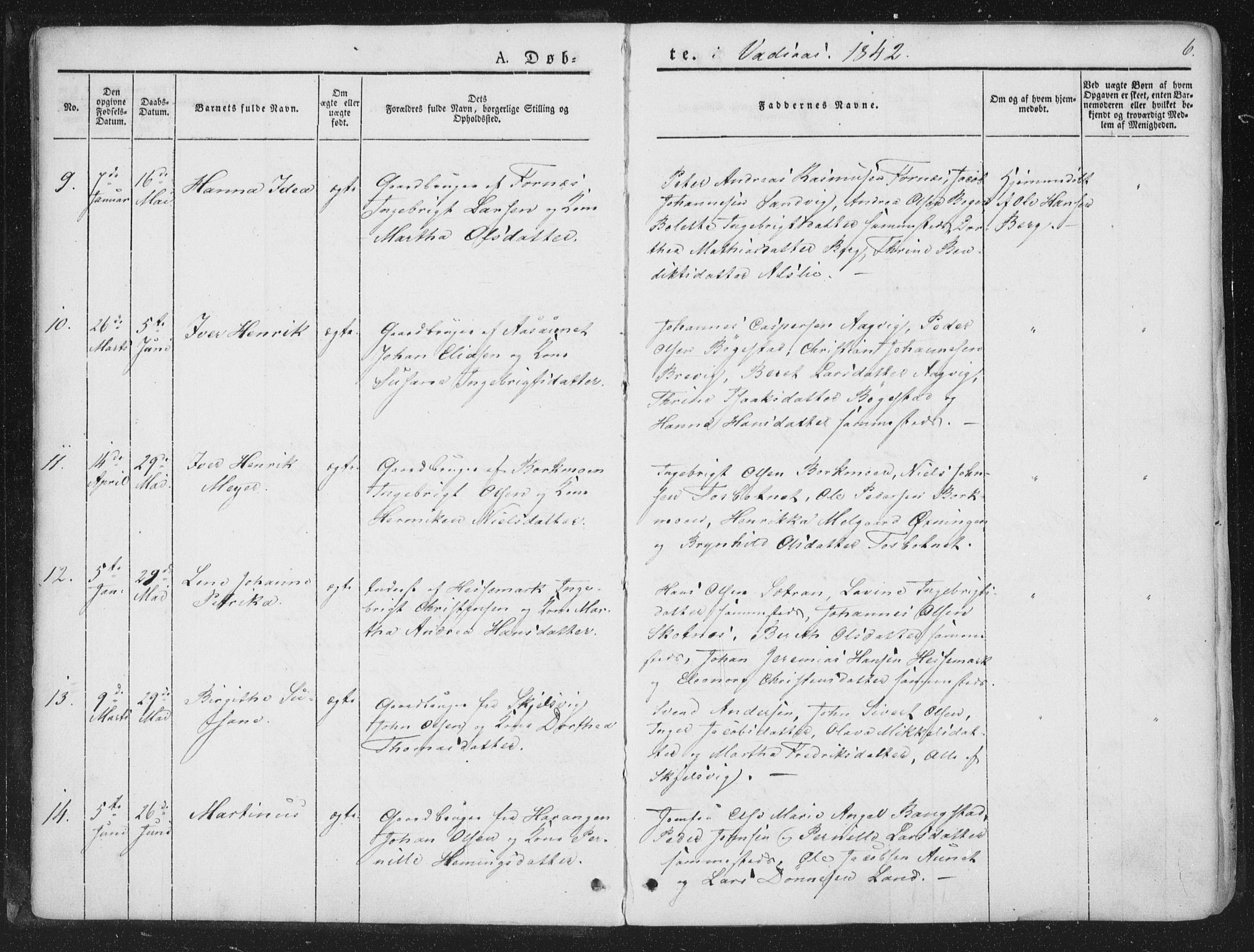 Ministerialprotokoller, klokkerbøker og fødselsregistre - Nordland, AV/SAT-A-1459/810/L0144: Parish register (official) no. 810A07 /1, 1841-1862, p. 6