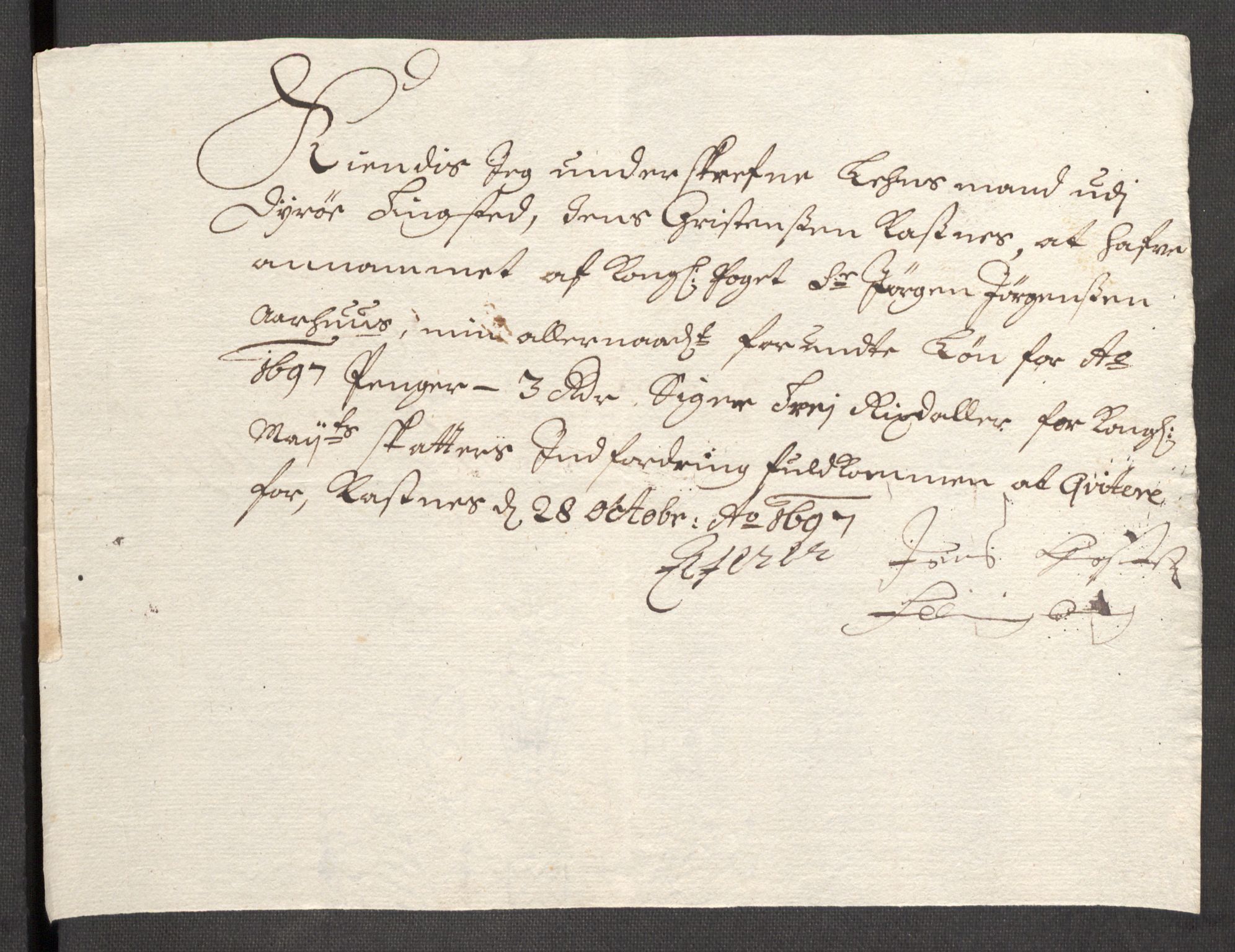 Rentekammeret inntil 1814, Reviderte regnskaper, Fogderegnskap, AV/RA-EA-4092/R68/L4754: Fogderegnskap Senja og Troms, 1697-1699, p. 74