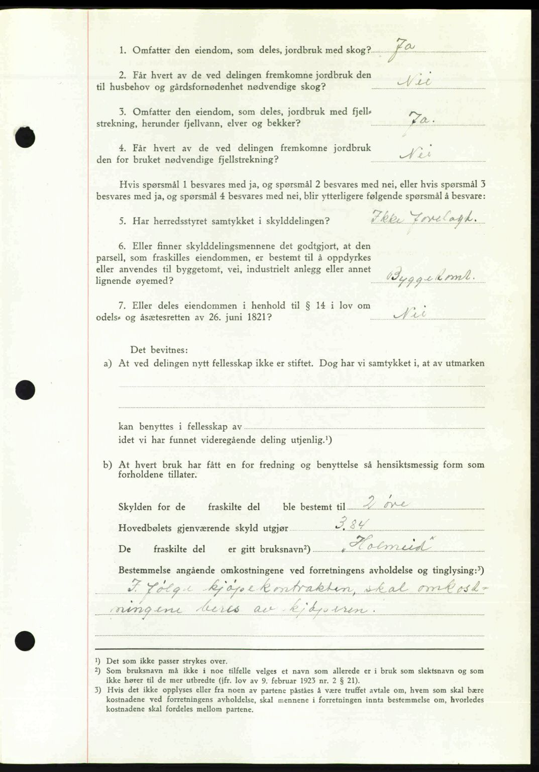 Romsdal sorenskriveri, AV/SAT-A-4149/1/2/2C: Mortgage book no. A24, 1947-1947, Diary no: : 2754/1947