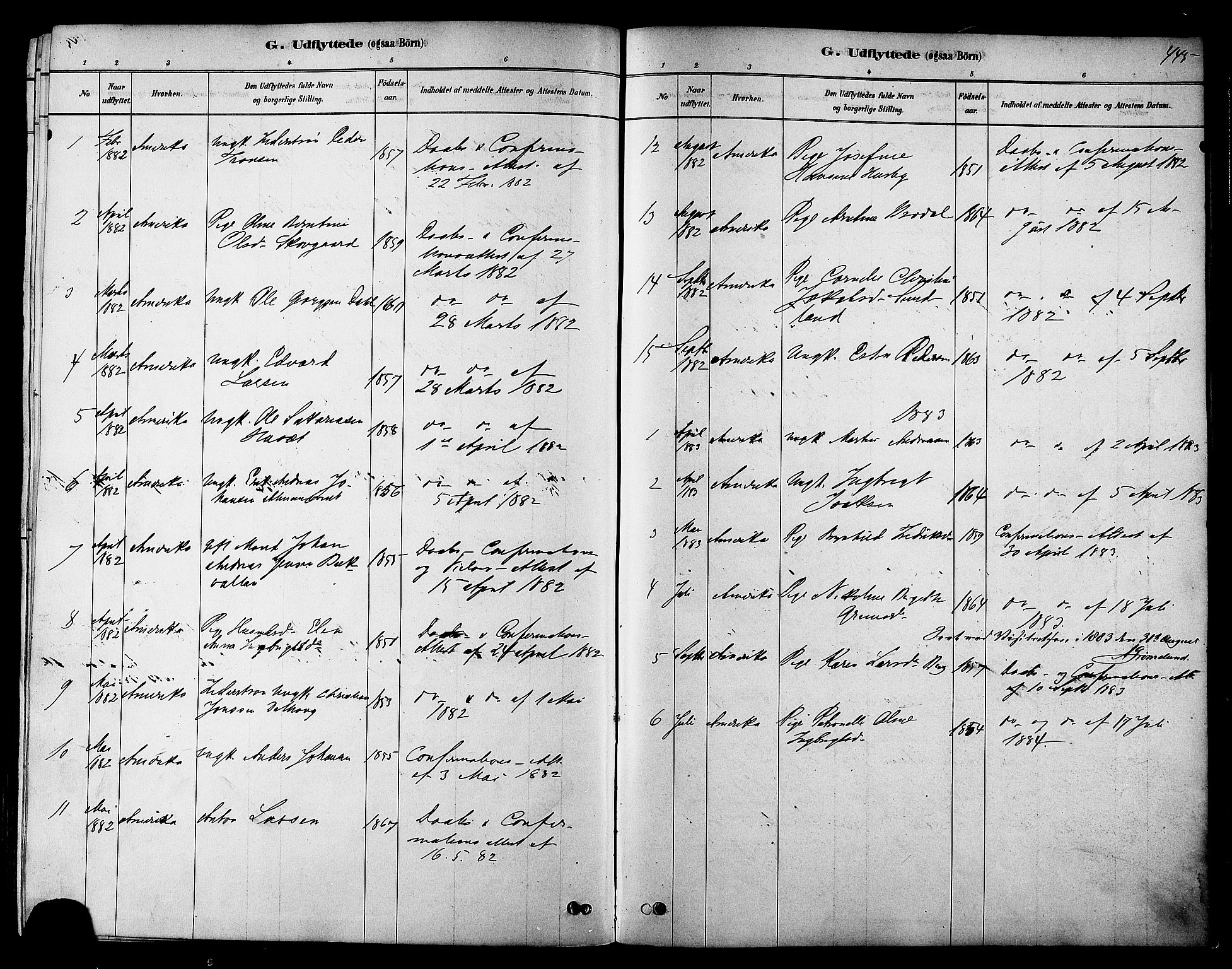 Ministerialprotokoller, klokkerbøker og fødselsregistre - Sør-Trøndelag, AV/SAT-A-1456/606/L0294: Parish register (official) no. 606A09, 1878-1886, p. 445