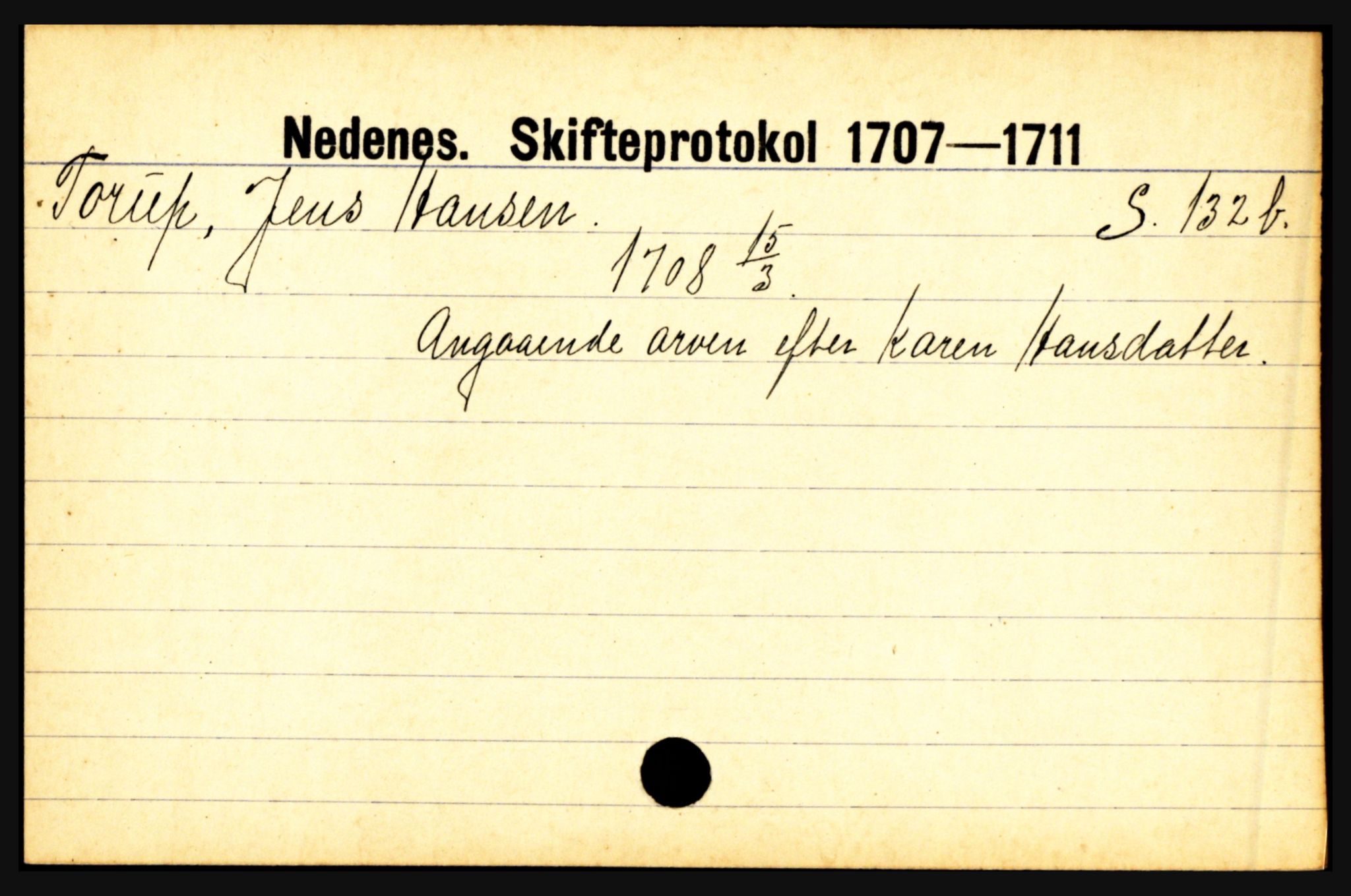 Nedenes sorenskriveri før 1824, AV/SAK-1221-0007/H, p. 30423