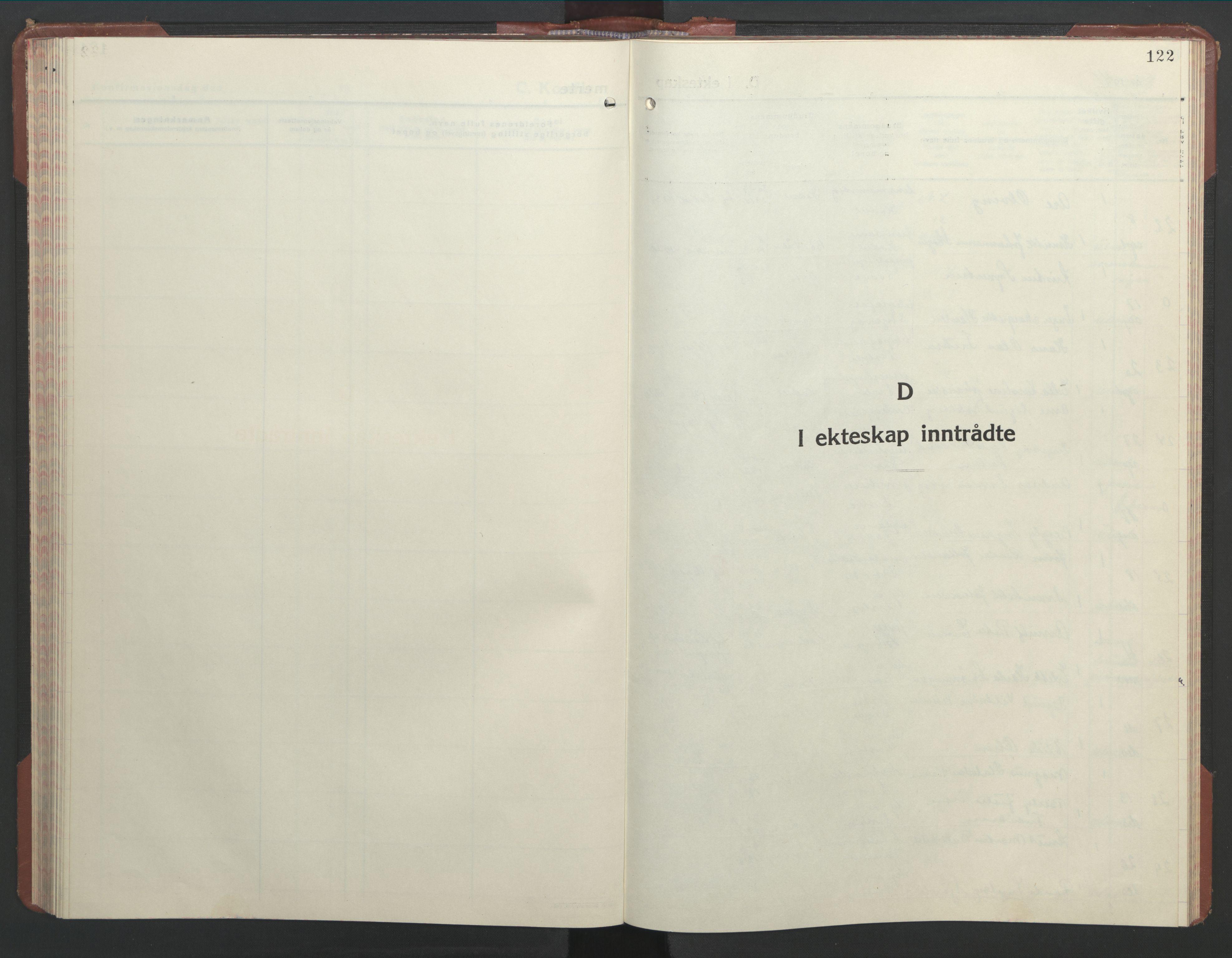 Ministerialprotokoller, klokkerbøker og fødselsregistre - Nordland, AV/SAT-A-1459/877/L1118: Parish register (copy) no. 877C02, 1939-1950, p. 122