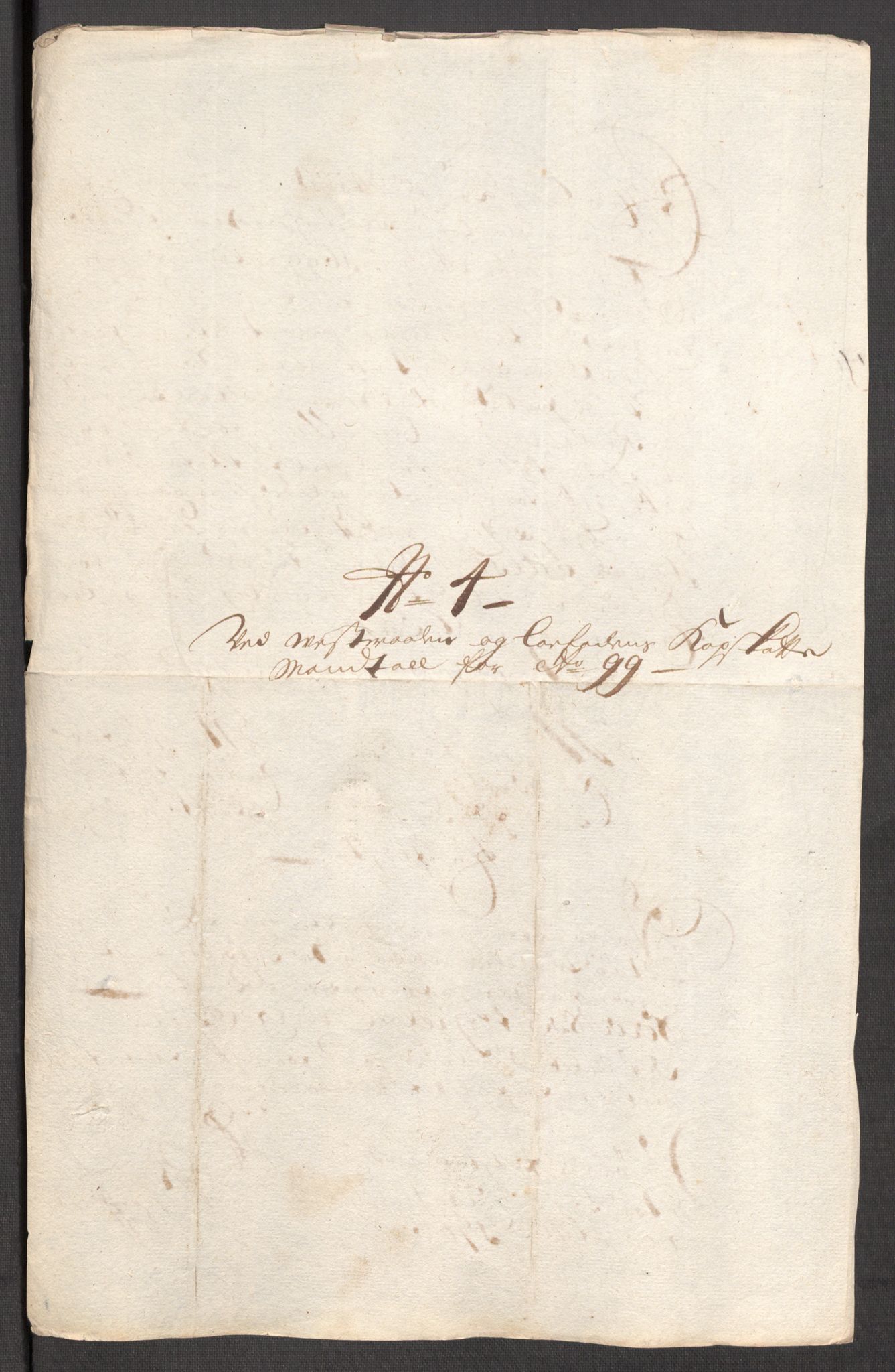 Rentekammeret inntil 1814, Reviderte regnskaper, Fogderegnskap, AV/RA-EA-4092/R67/L4678: Fogderegnskap Vesterålen, Andenes og Lofoten, 1696-1708, p. 311