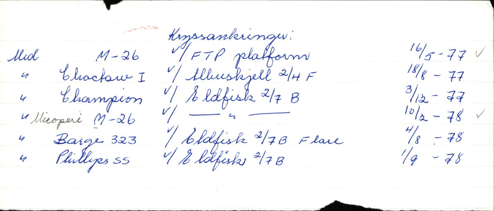 Pa 1503 - Stavanger Drilling AS, SAST/A-101906/2/E/Eb/Eba/L0010: Sak og korrespondanse, 1977-1981