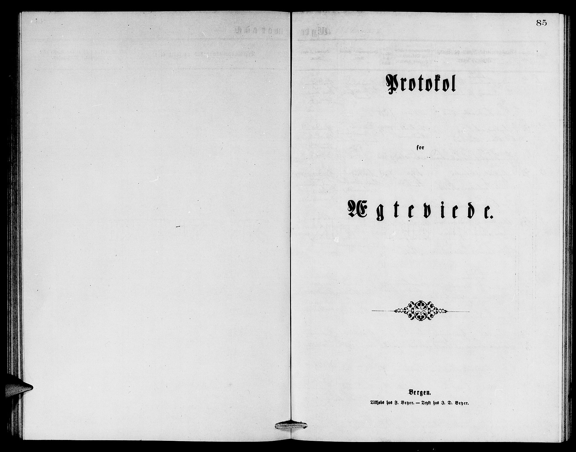 Etne sokneprestembete, SAB/A-75001/H/Hab: Parish register (copy) no. A 4, 1874-1878, p. 85