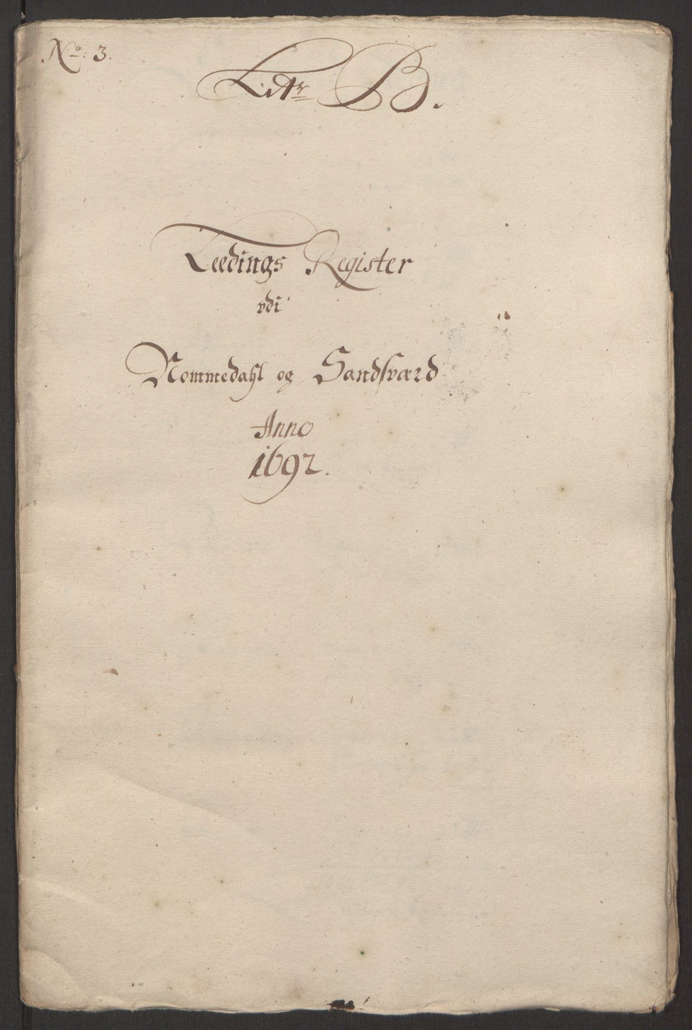 Rentekammeret inntil 1814, Reviderte regnskaper, Fogderegnskap, RA/EA-4092/R24/L1575: Fogderegnskap Numedal og Sandsvær, 1692-1695, p. 54