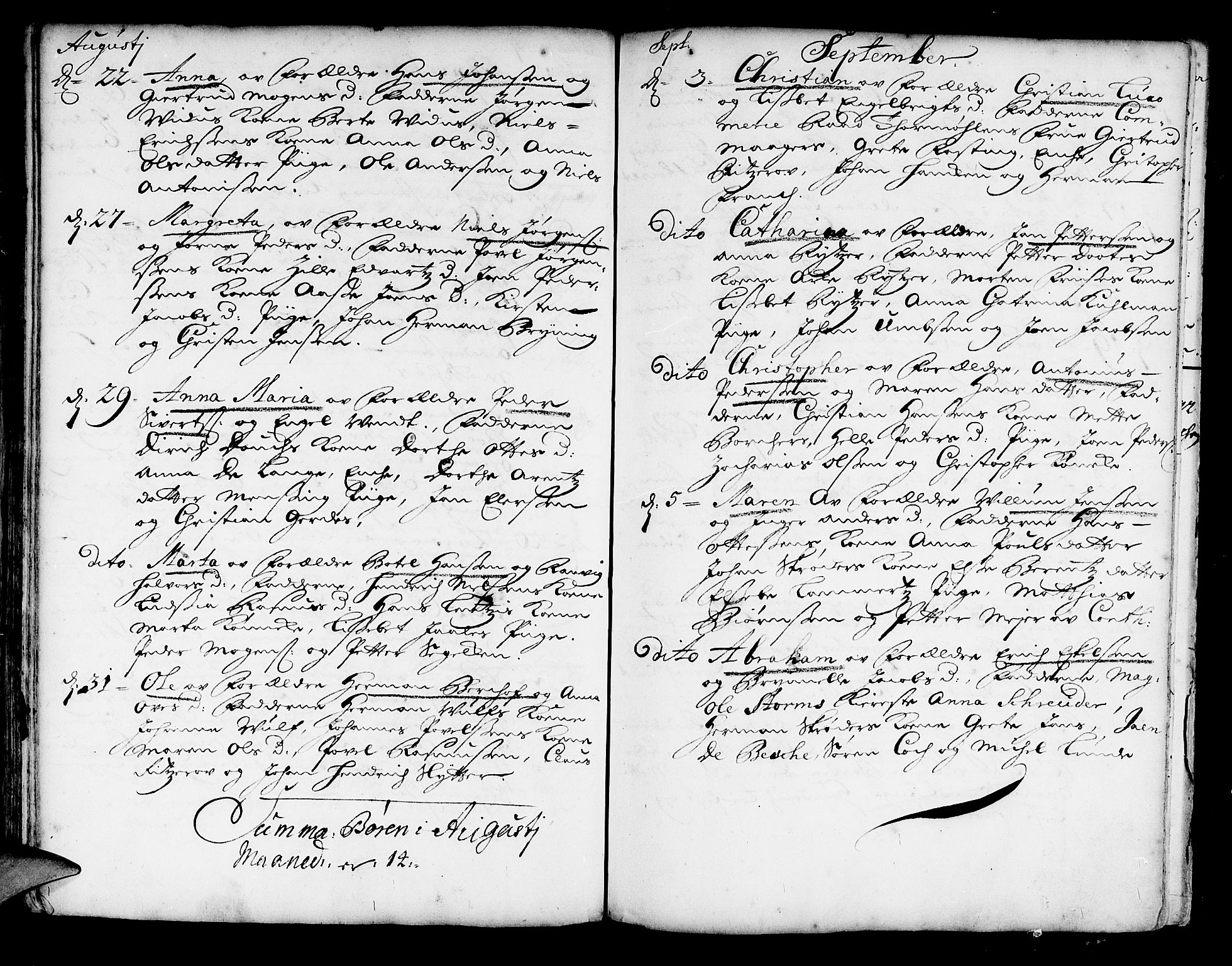 Korskirken sokneprestembete, AV/SAB-A-76101/H/Haa/L0002: Parish register (official) no. A 2, 1688-1697