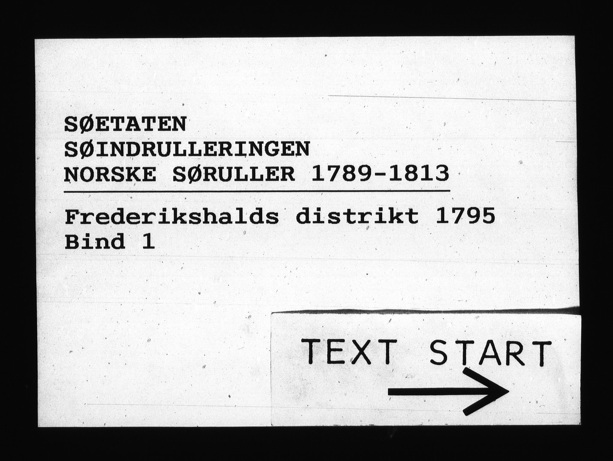 Sjøetaten, RA/EA-3110/F/L0178: Fredrikshalds distrikt, bind 1, 1795