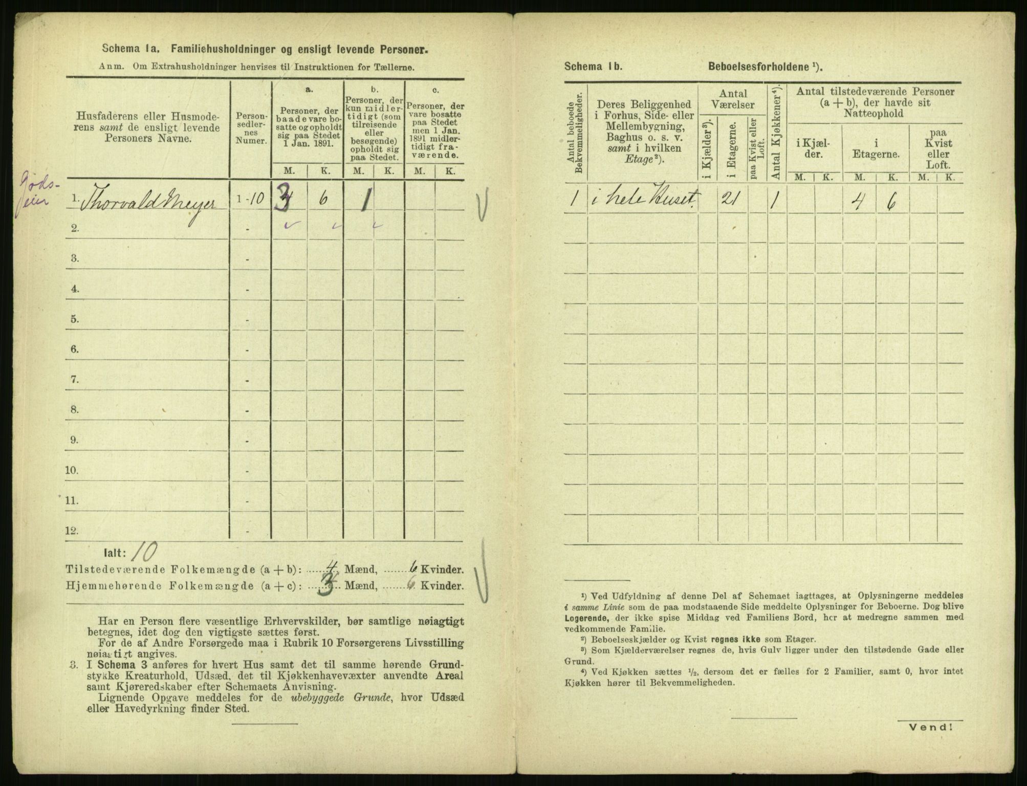 RA, 1891 census for 0301 Kristiania, 1891, p. 48522