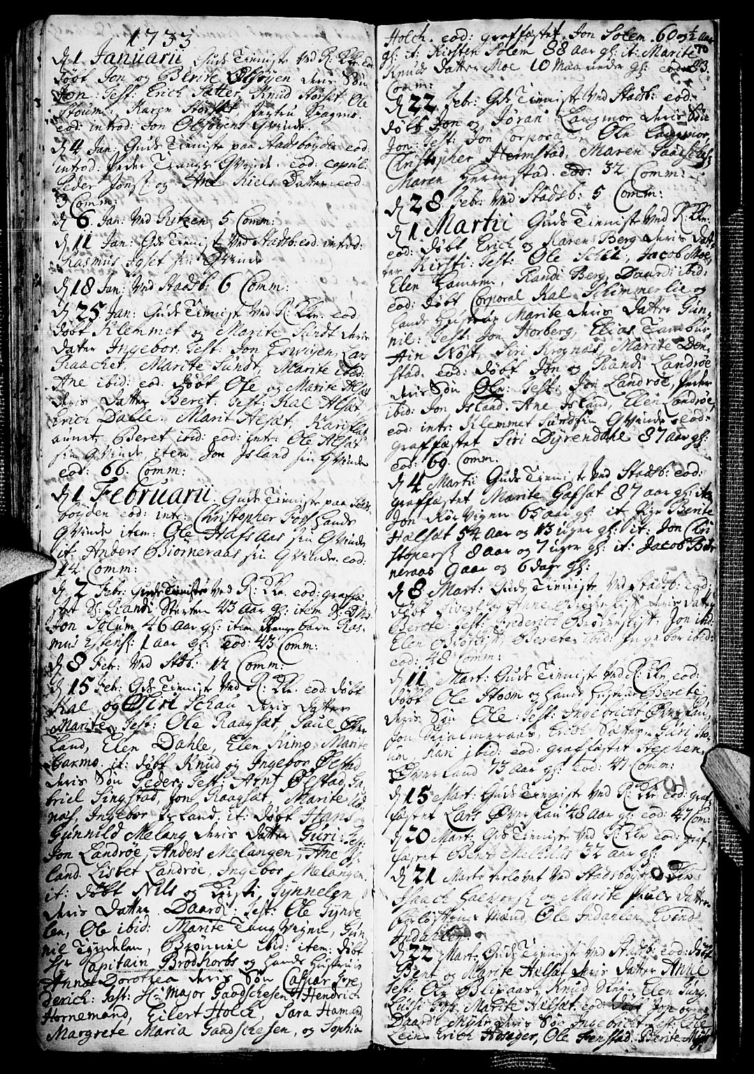 Ministerialprotokoller, klokkerbøker og fødselsregistre - Sør-Trøndelag, SAT/A-1456/646/L0603: Parish register (official) no. 646A01, 1700-1734, p. 70
