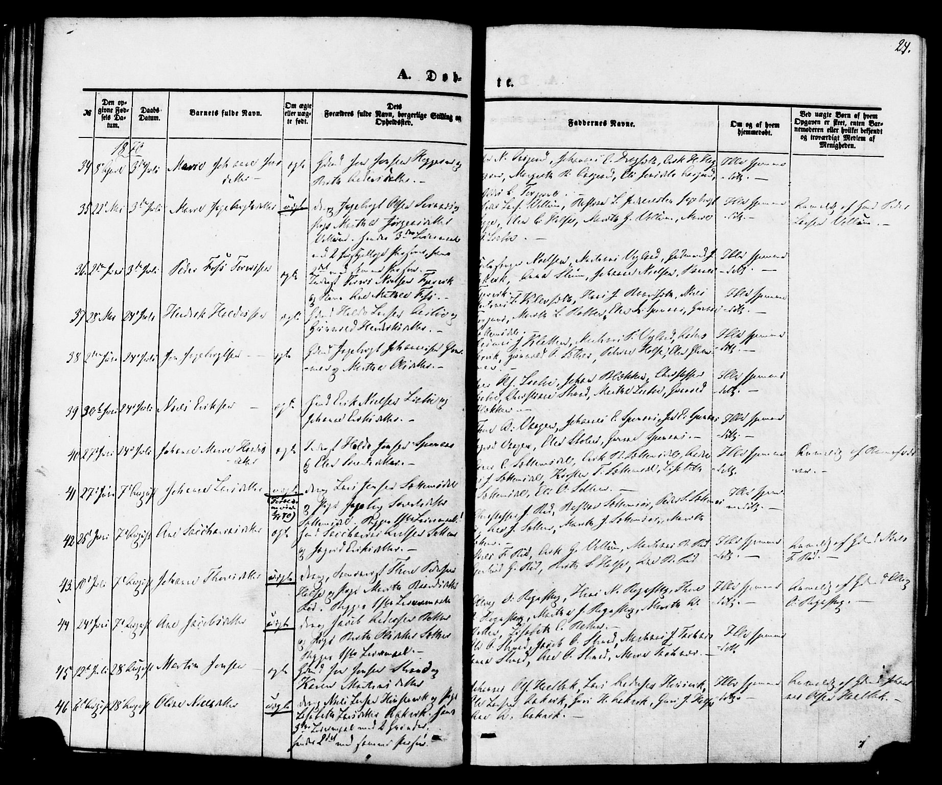 Ministerialprotokoller, klokkerbøker og fødselsregistre - Møre og Romsdal, AV/SAT-A-1454/576/L0884: Parish register (official) no. 576A02, 1865-1879, p. 24