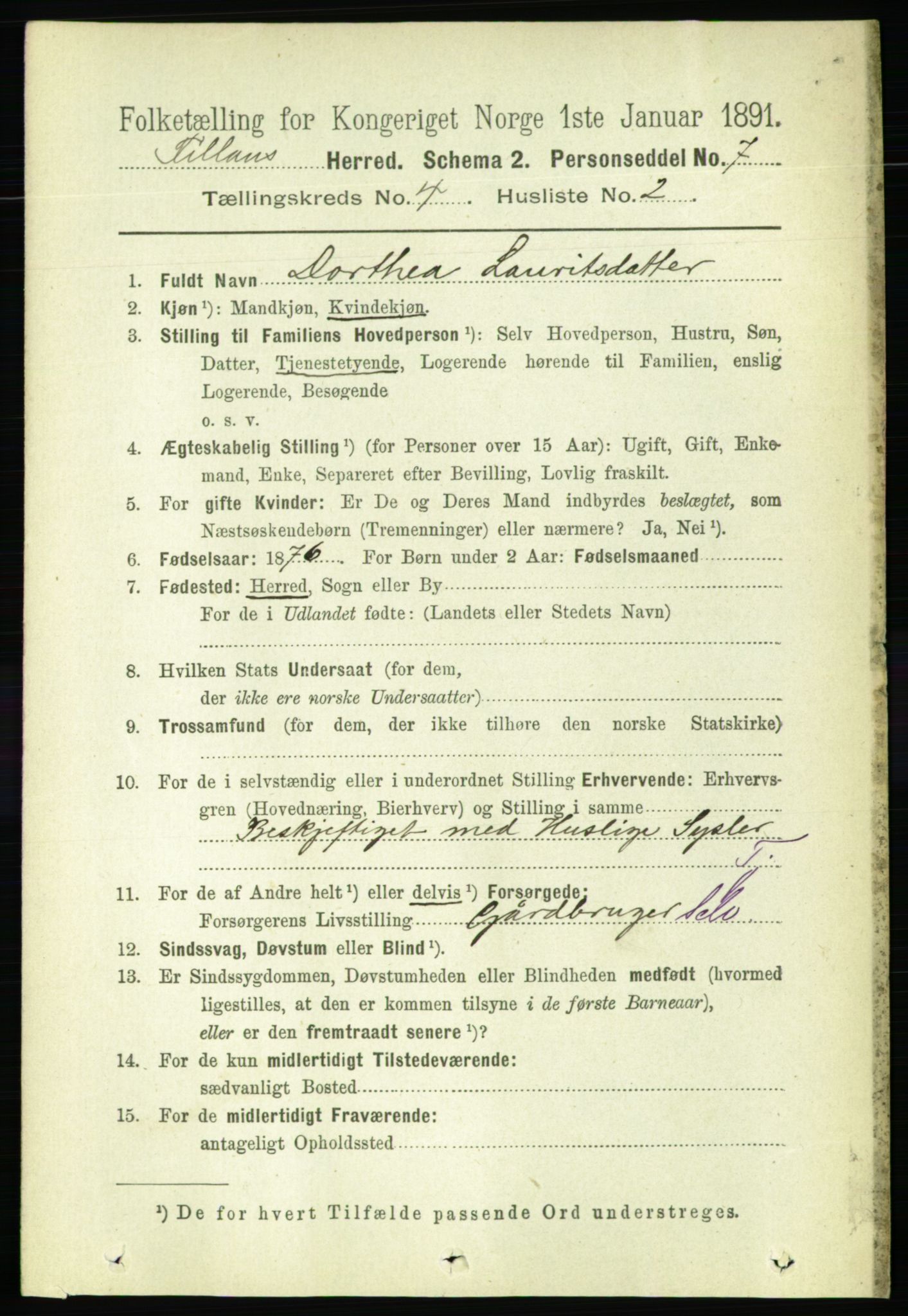 RA, 1891 census for 1616 Fillan, 1891, p. 678