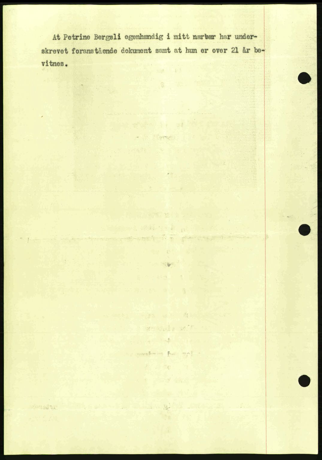 Nordmøre sorenskriveri, SAT/A-4132/1/2/2Ca: Mortgage book no. A89, 1940-1941, Diary no: : 598/1941
