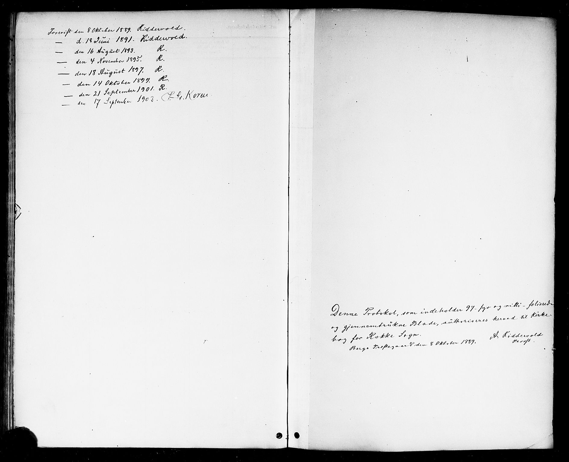 Berg prestekontor Kirkebøker, AV/SAO-A-10902/F/Fc/L0002: Parish register (official) no. III 2, 1888-1901, p. 98