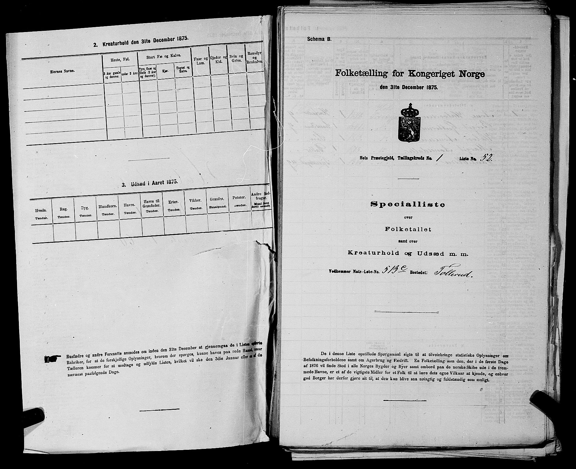 SAKO, 1875 census for 0620P Hol, 1875, p. 33