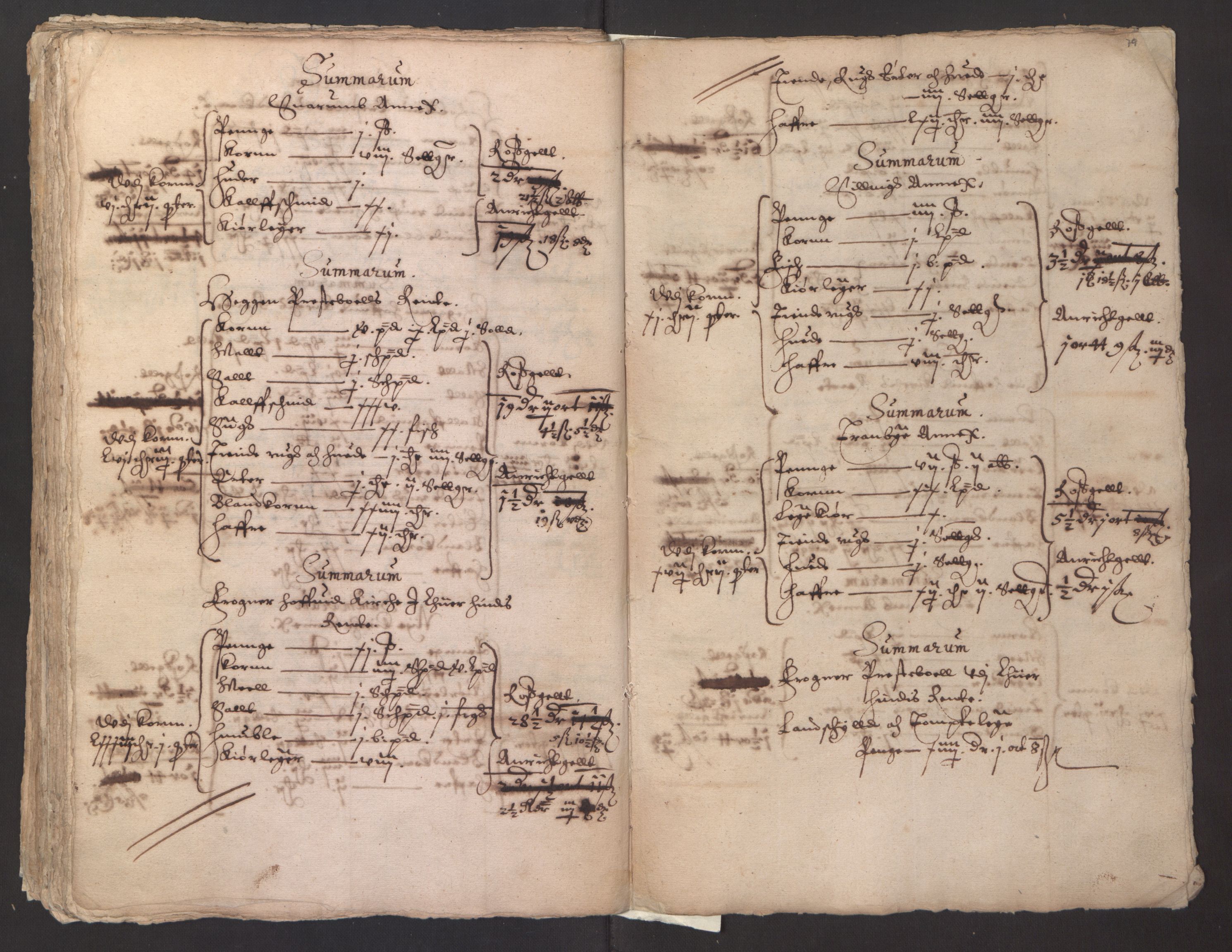 Stattholderembetet 1572-1771, AV/RA-EA-2870/Ek/L0014/0001: Jordebøker til utlikning av rosstjeneste 1624-1626: / Kirke- og prestebolsinntekter i Oslo og Hamar bispedømme, 1625-1626, p. 81