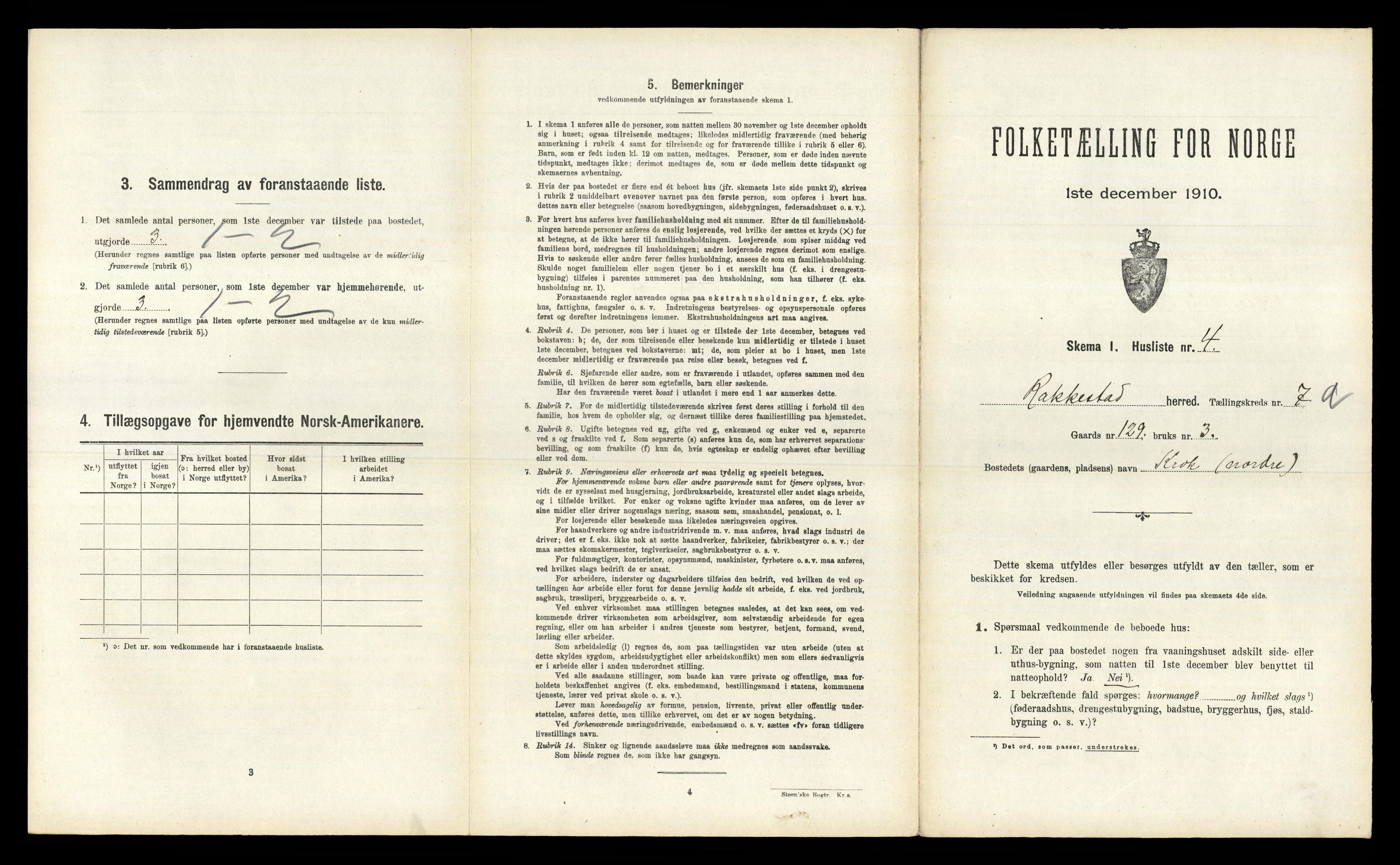 RA, 1910 census for Rakkestad, 1910, p. 1223