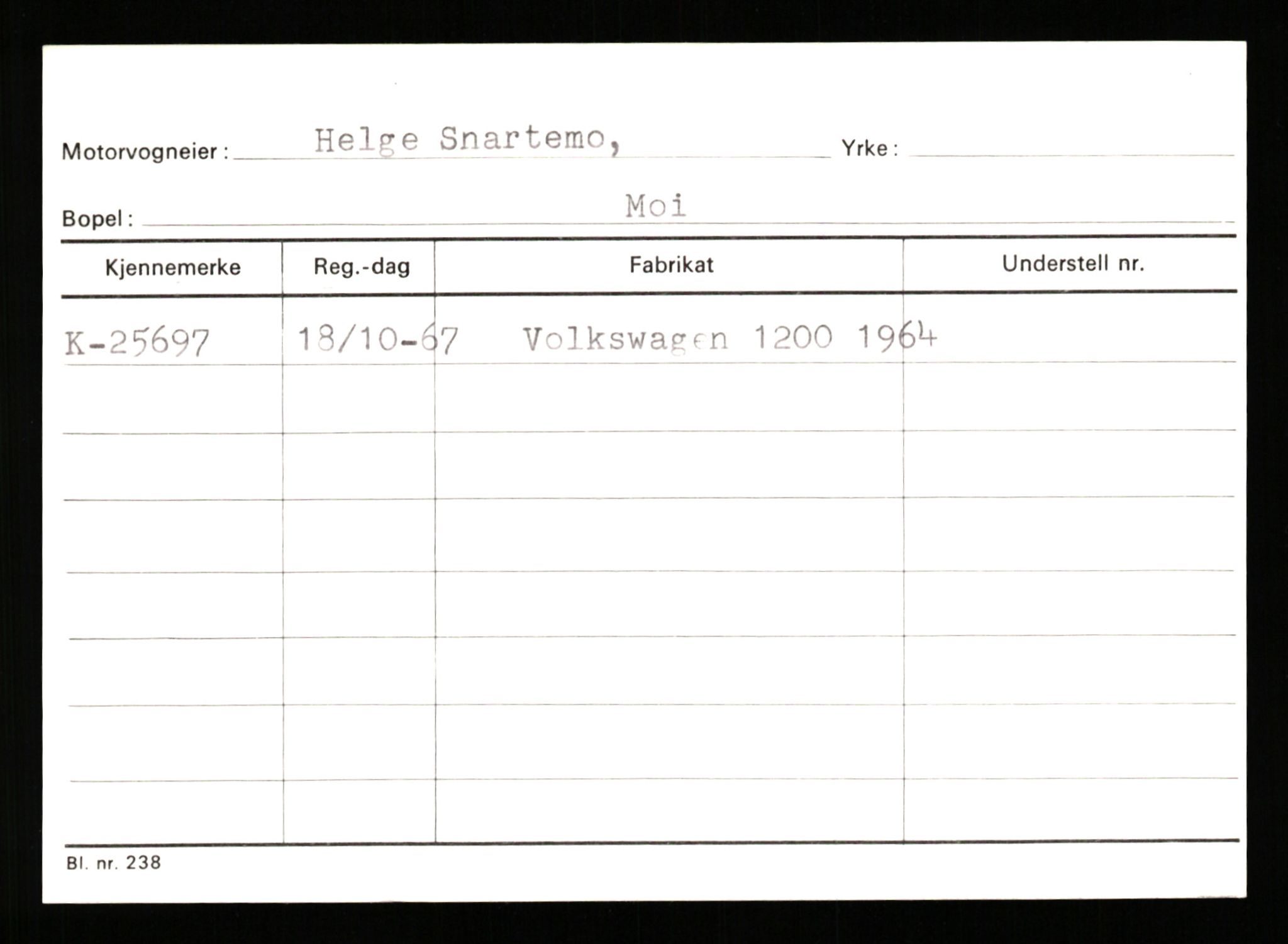 Stavanger trafikkstasjon, AV/SAST-A-101942/0/G/L0005: Registreringsnummer: 23000 - 34245, 1930-1971, p. 905