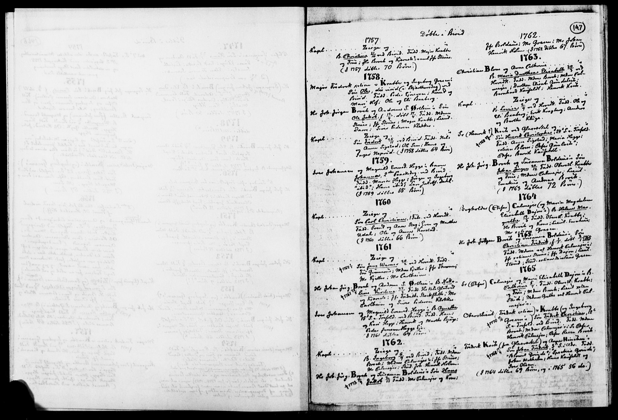 Lassens samlinger, RA/PA-0051/F/Fc: Parish register (official) no. L0081, 1730-1879, p. 147