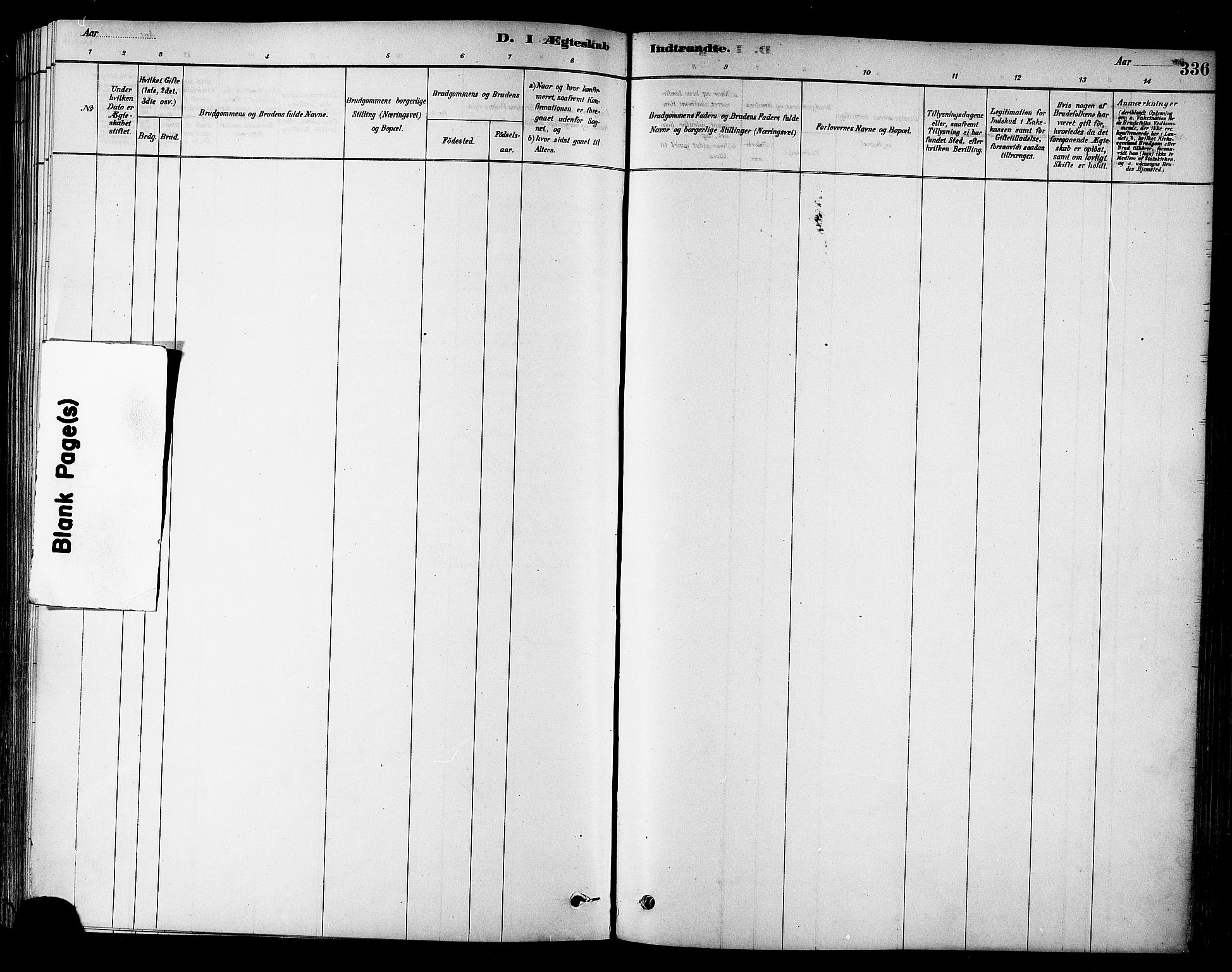 Ministerialprotokoller, klokkerbøker og fødselsregistre - Sør-Trøndelag, AV/SAT-A-1456/695/L1148: Parish register (official) no. 695A08, 1878-1891, p. 336