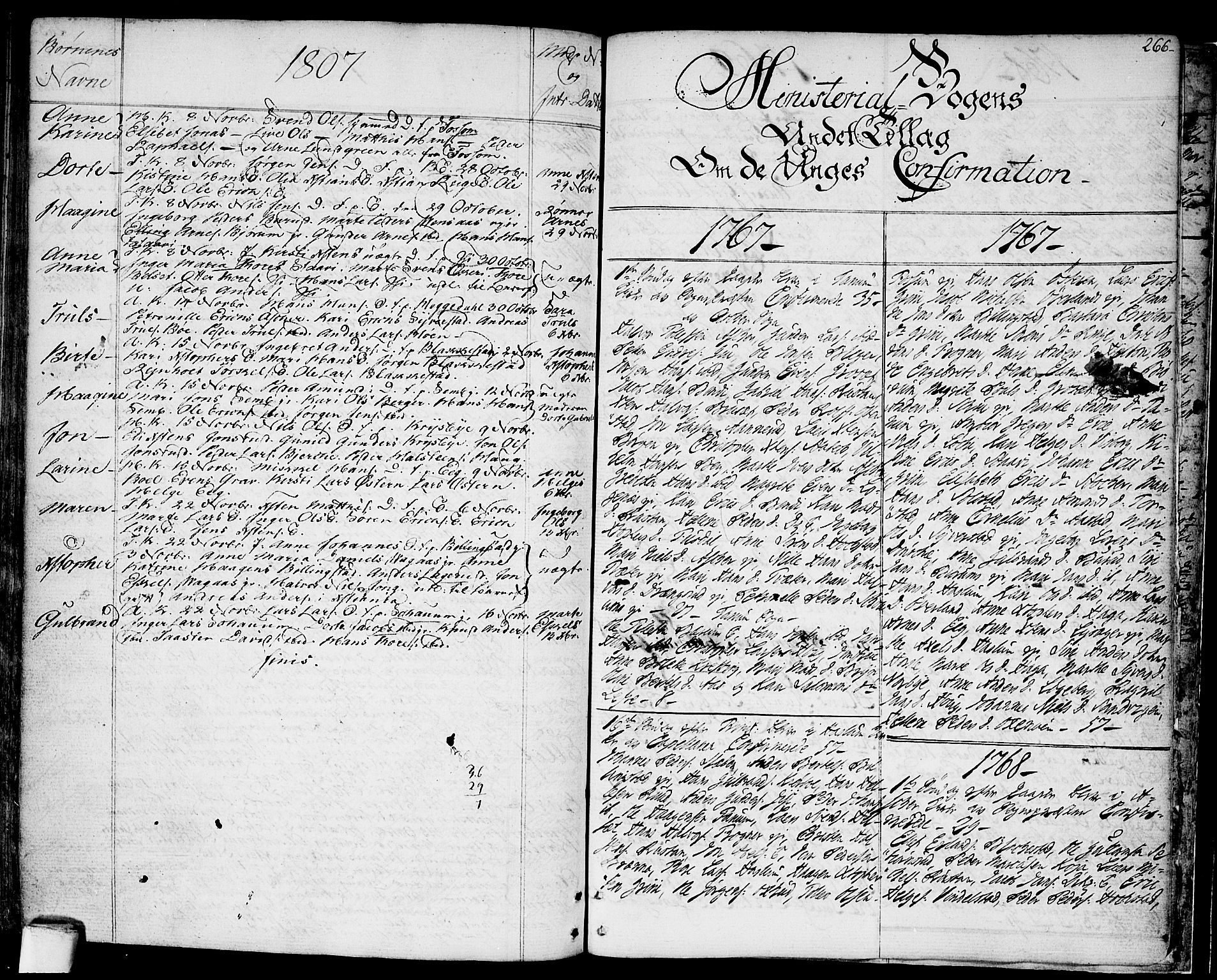 Asker prestekontor Kirkebøker, AV/SAO-A-10256a/F/Fa/L0003: Parish register (official) no. I 3, 1767-1807, p. 266