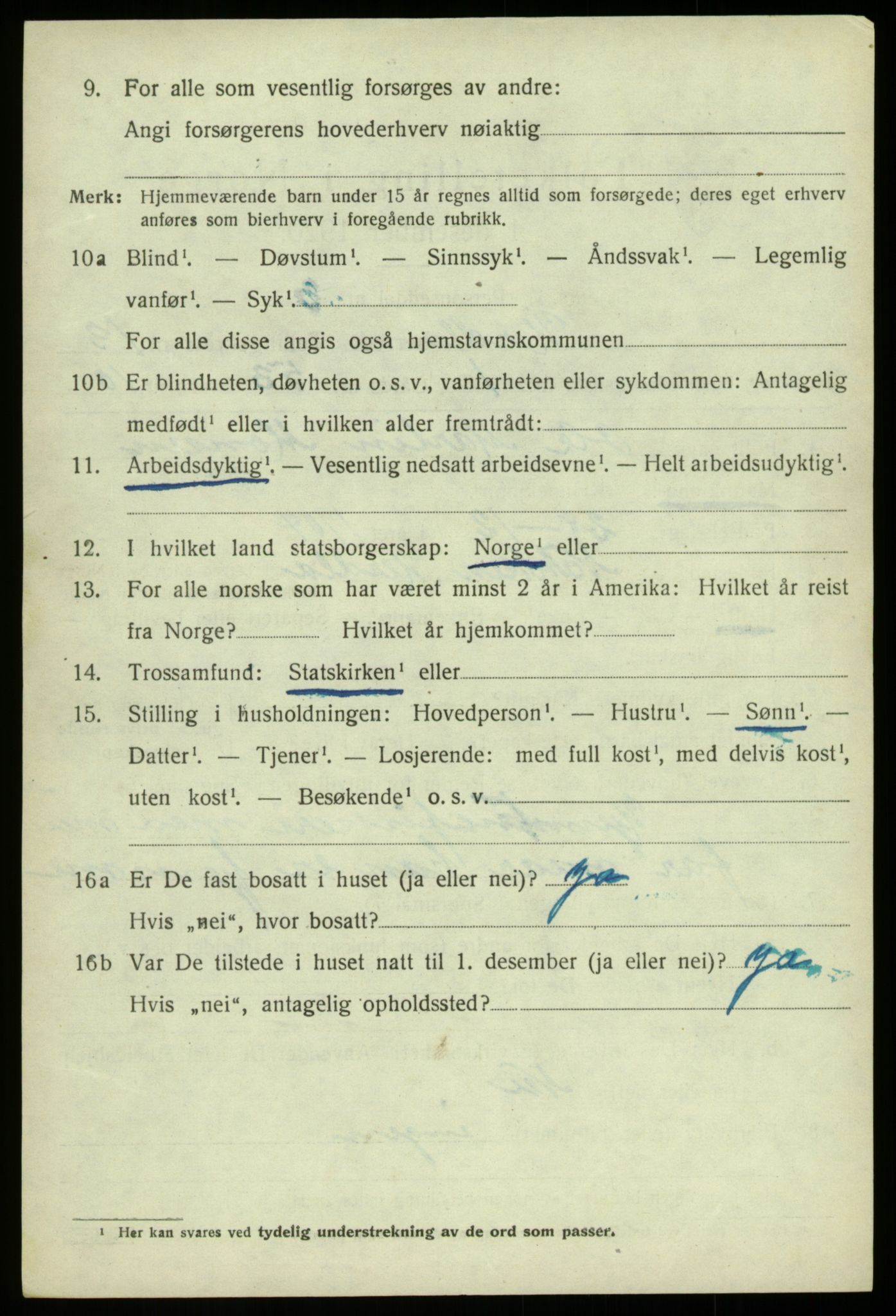 SAB, 1920 census for Herdla, 1920, p. 8960