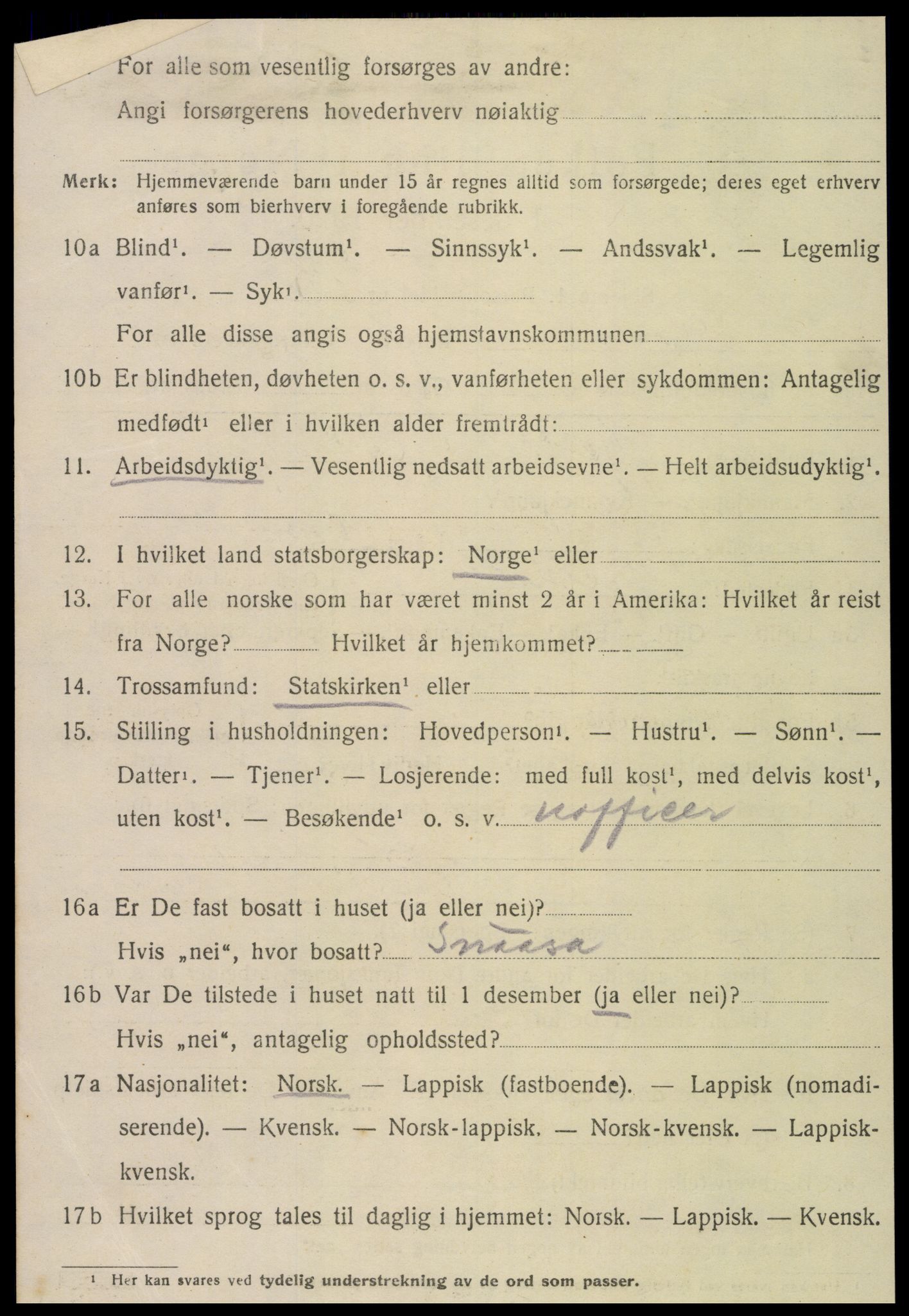 SAT, 1920 census for Stjørdal, 1920, p. 5989