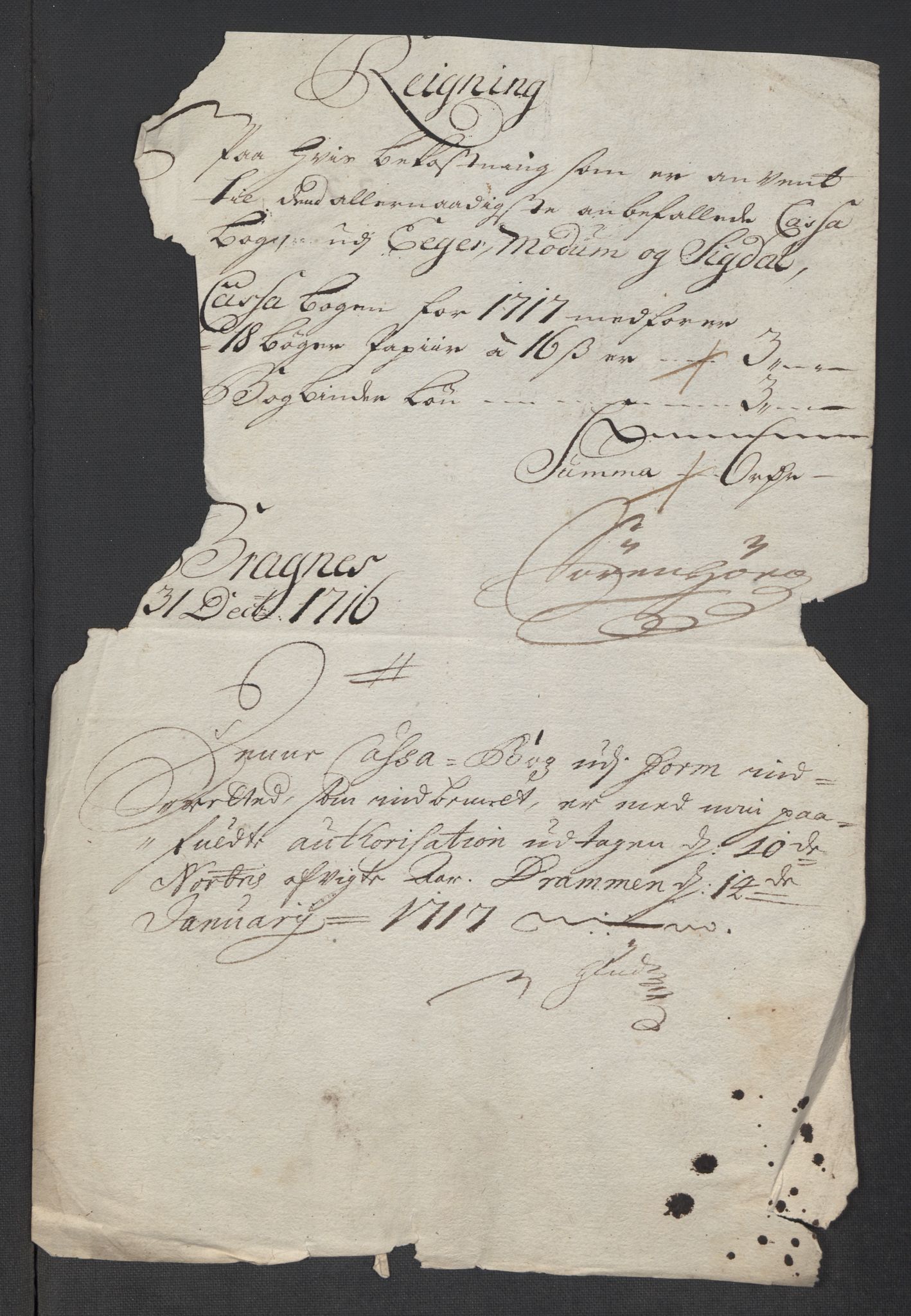 Rentekammeret inntil 1814, Reviderte regnskaper, Fogderegnskap, AV/RA-EA-4092/R31/L1710: Fogderegnskap Hurum, Røyken, Eiker, Lier og Buskerud, 1715-1716, p. 466