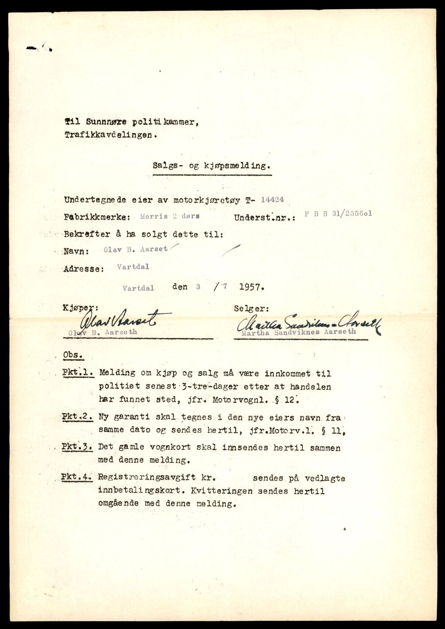 Møre og Romsdal vegkontor - Ålesund trafikkstasjon, AV/SAT-A-4099/F/Fe/L0045: Registreringskort for kjøretøy T 14320 - T 14444, 1927-1998, p. 2673