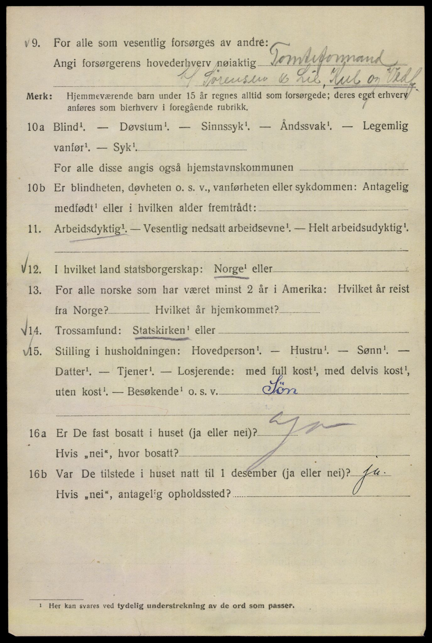 SAO, 1920 census for Kristiania, 1920, p. 157008