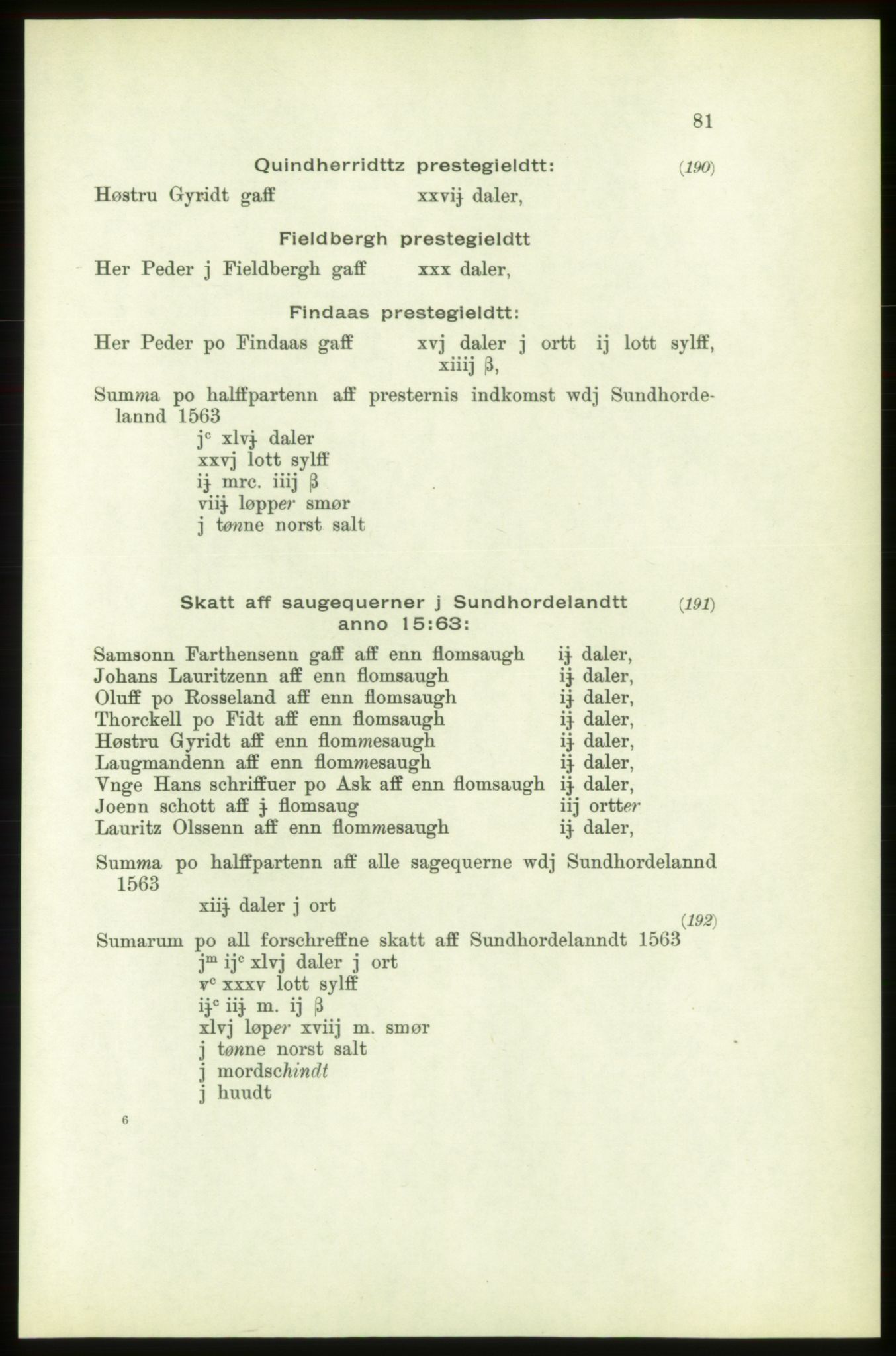 Publikasjoner utgitt av Arkivverket, PUBL/PUBL-001/C/0003: Bind 3: Skatten av Bergenhus len 1563, 1563, p. 81