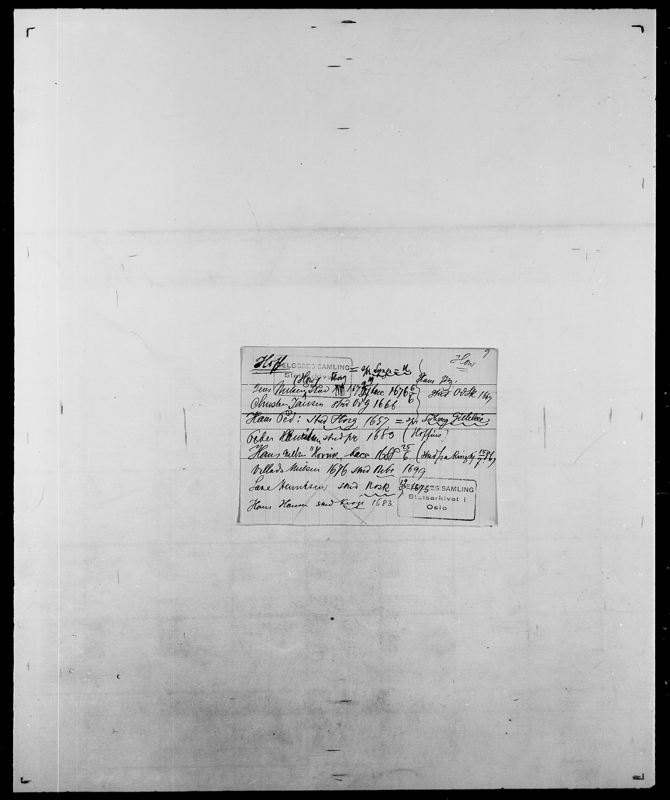 Delgobe, Charles Antoine - samling, AV/SAO-PAO-0038/D/Da/L0018: Hoch - Howert, p. 44