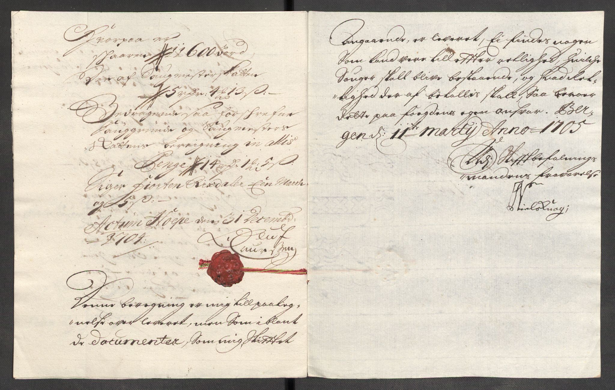 Rentekammeret inntil 1814, Reviderte regnskaper, Fogderegnskap, AV/RA-EA-4092/R48/L2982: Fogderegnskap Sunnhordland og Hardanger, 1704, p. 189