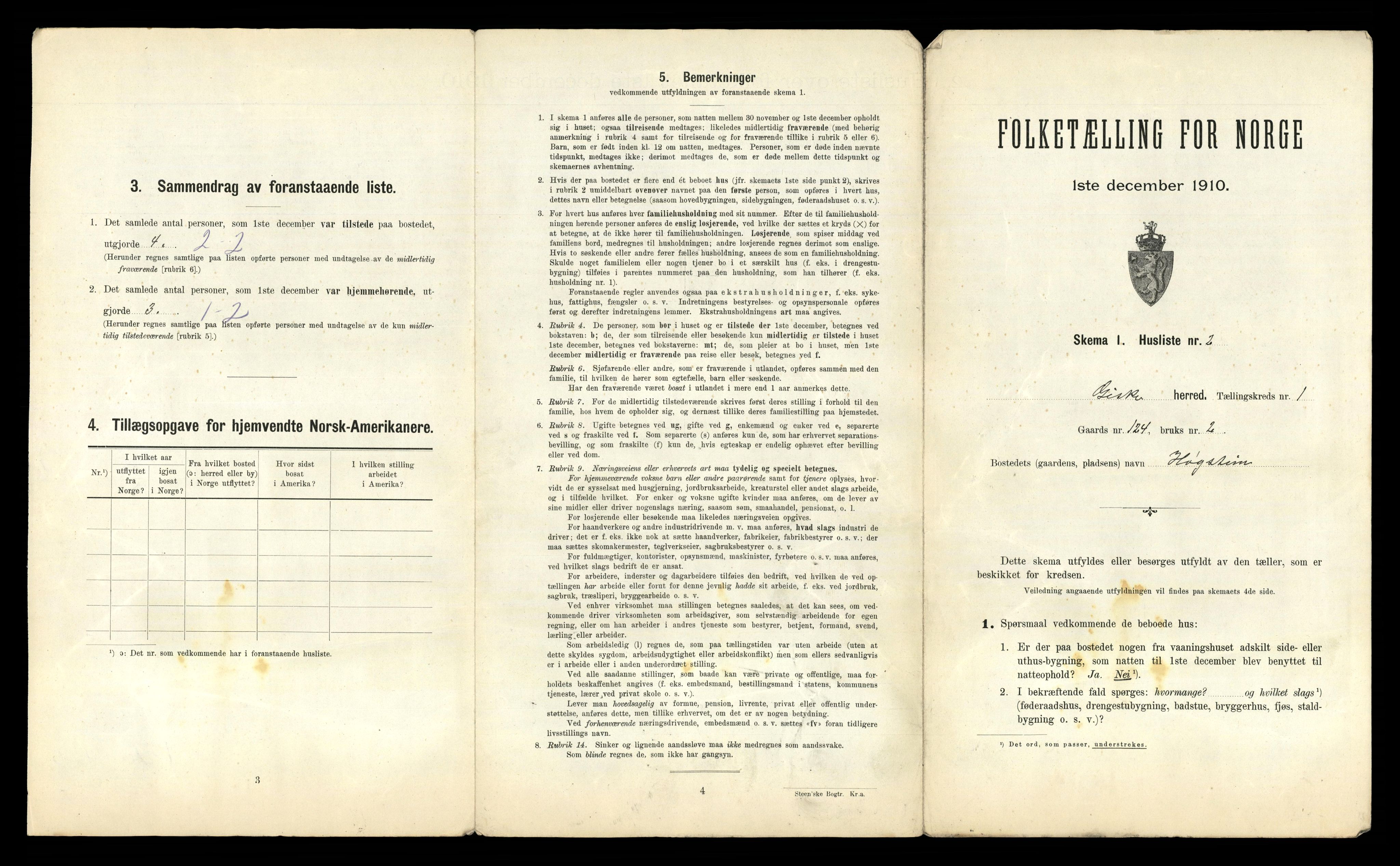 RA, 1910 census for Giske, 1910, p. 21