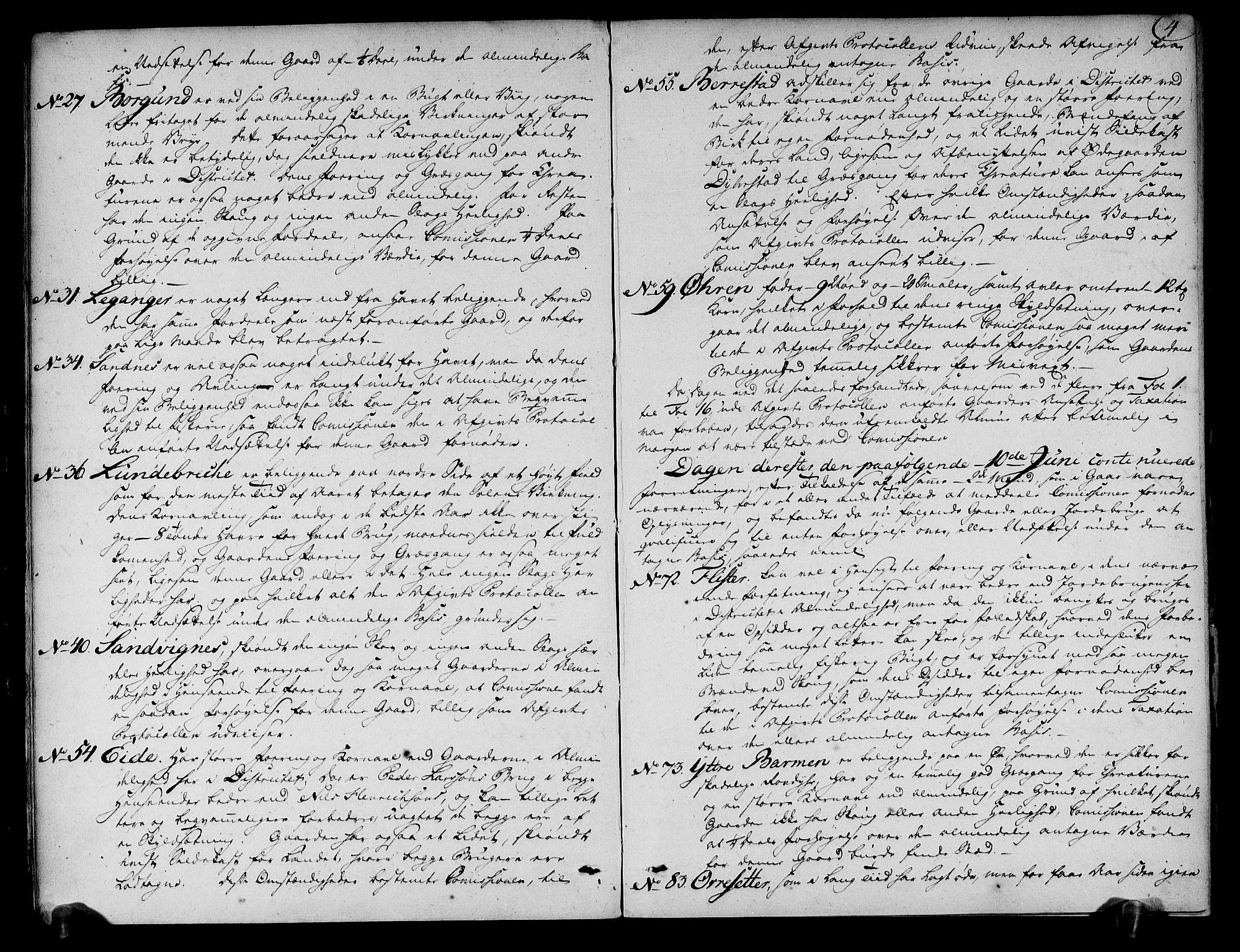 Rentekammeret inntil 1814, Realistisk ordnet avdeling, RA/EA-4070/N/Ne/Nea/L0119: Sunn- og Nordfjord fogderi. Deliberasjonsprotokoll, 1803, p. 5