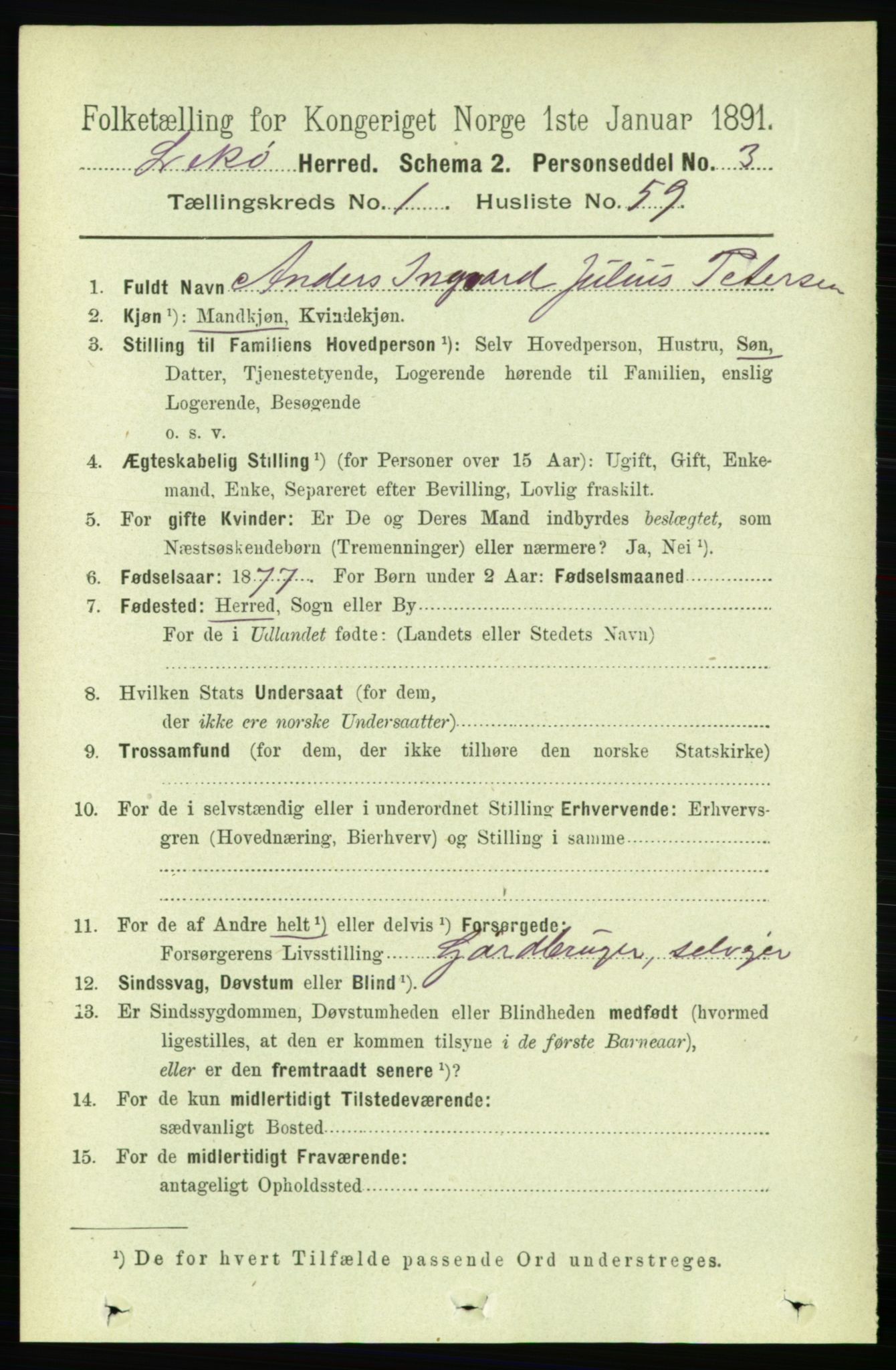 RA, 1891 census for 1755 Leka, 1891, p. 502