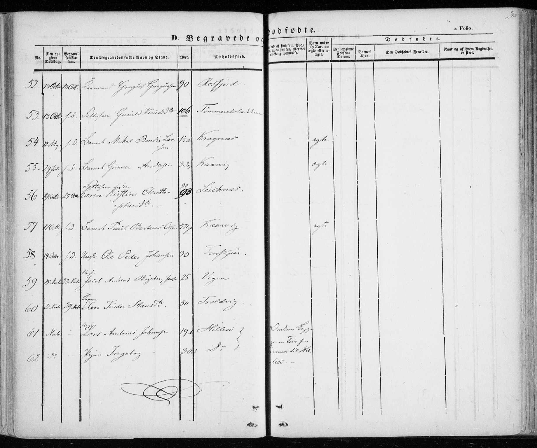 Lenvik sokneprestembete, SATØ/S-1310/H/Ha/Haa/L0006kirke: Parish register (official) no. 6, 1845-1854, p. 280