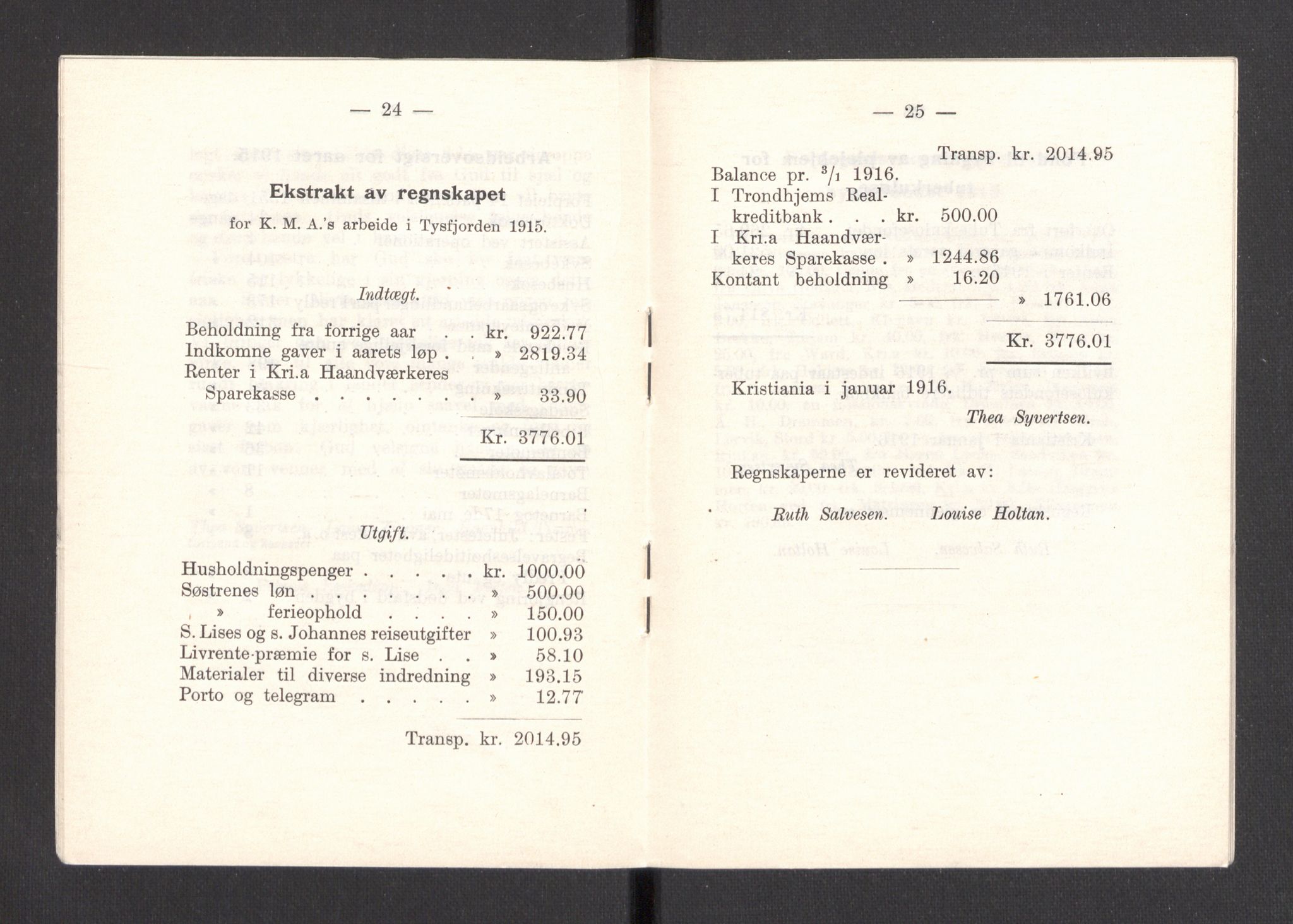 Kvinnelige Misjonsarbeidere, AV/RA-PA-0699/F/Fa/L0001/0007: -- / Årsmeldinger, trykte, 1906-1915