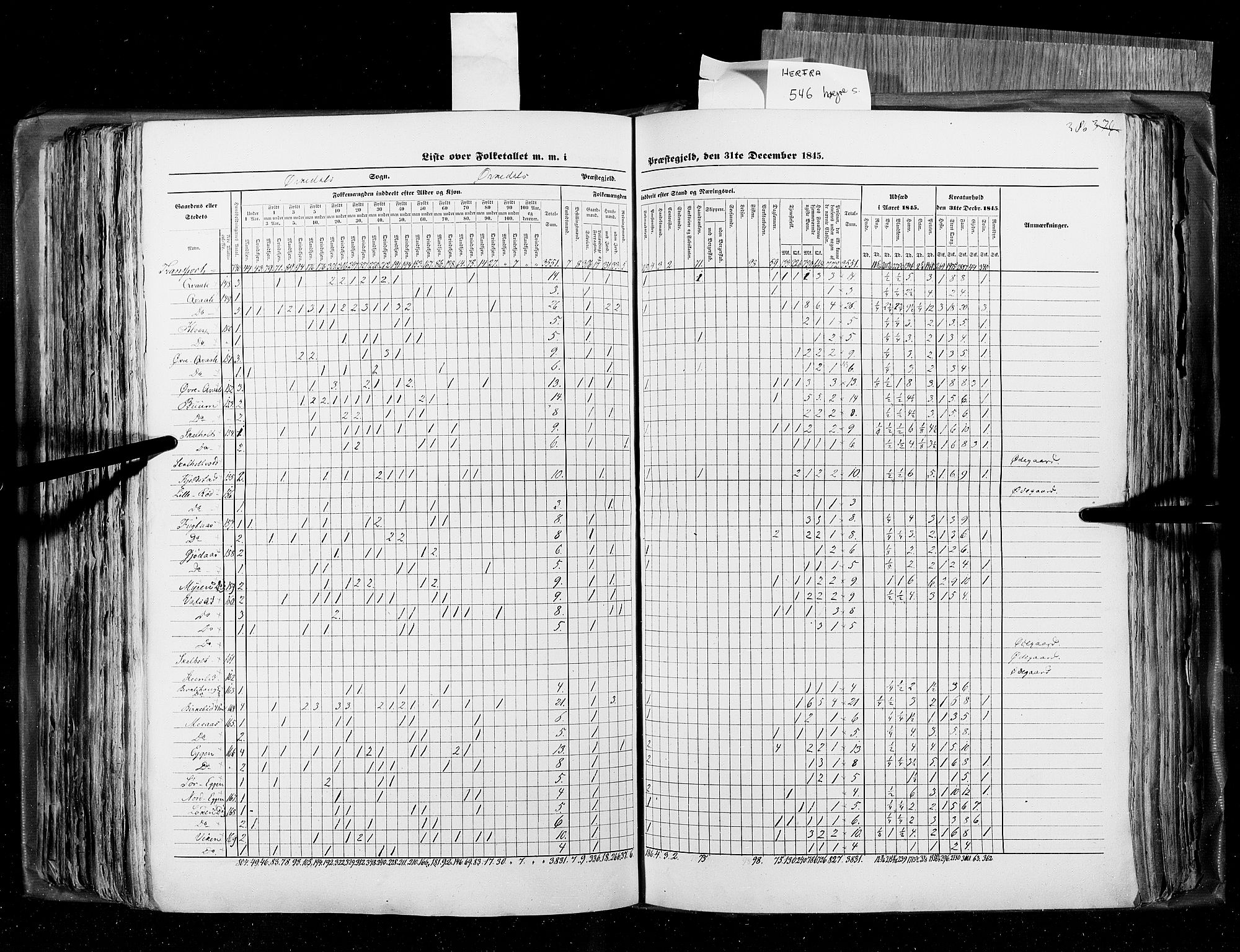 RA, Census 1845, vol. 8: Romsdal amt og Søndre Trondhjems amt, 1845, p. 386