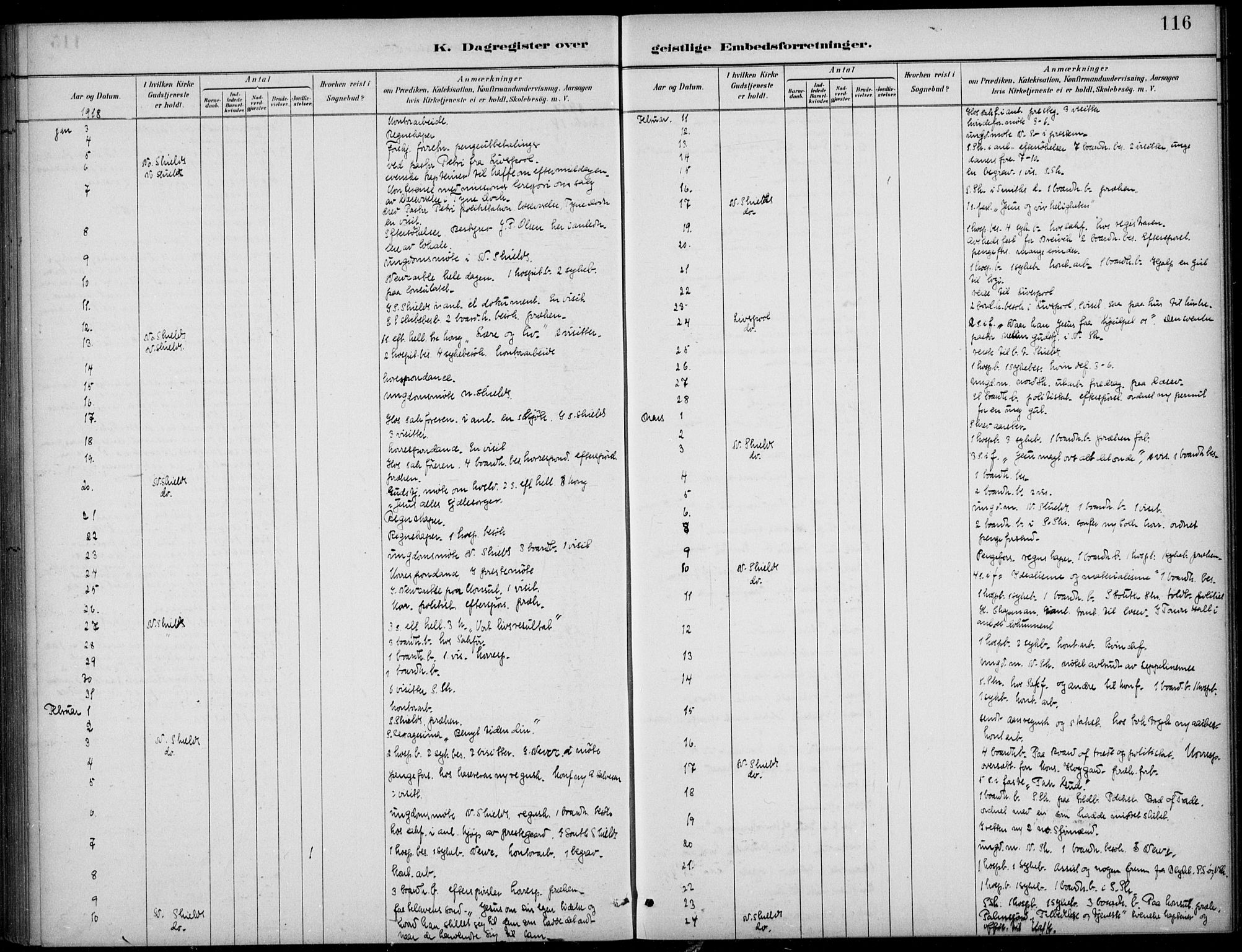 Den norske sjømannsmisjon i utlandet/Tyne-havnene (North Shields og New Castle), SAB/SAB/PA-0101/H/Ha/L0002: Parish register (official) no. A 2, 1883-1938, p. 116