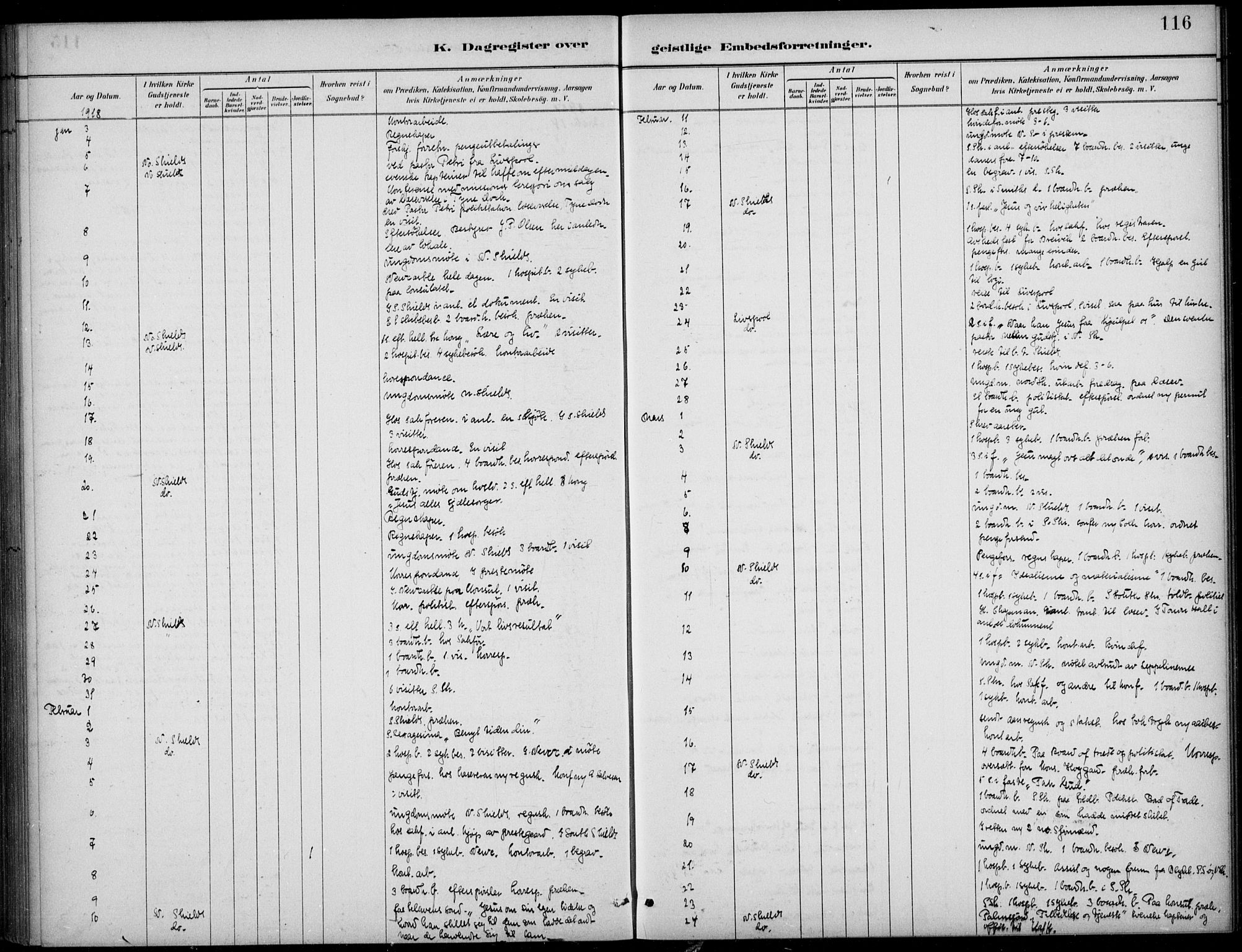 Den norske sjømannsmisjon i utlandet/Tyne-havnene (North Shields og New Castle), AV/SAB-SAB/PA-0101/H/Ha/L0002: Parish register (official) no. A 2, 1883-1938, p. 116